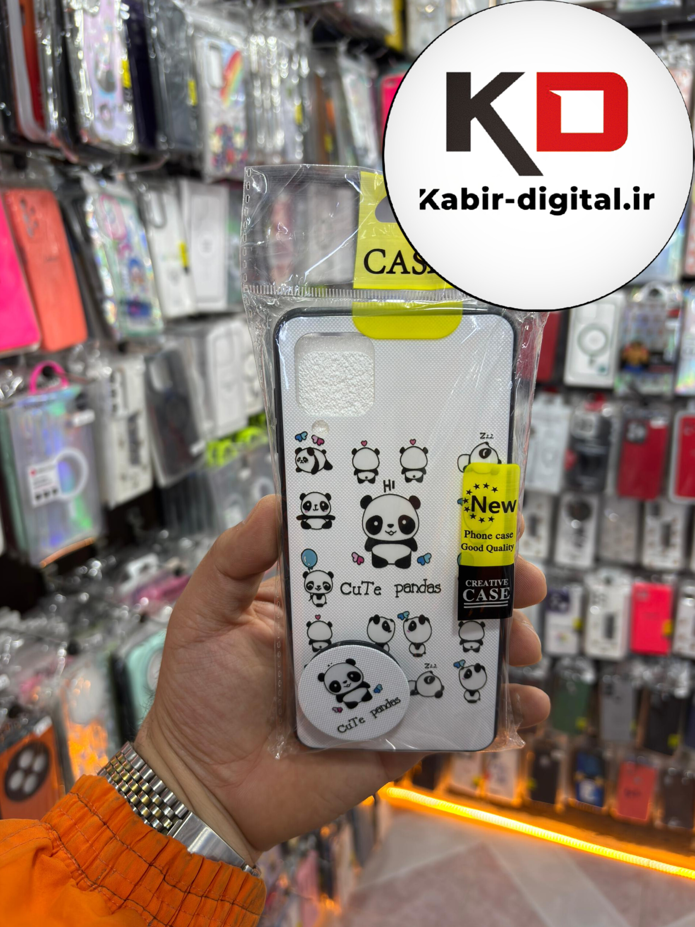 قاب گوشی Galaxy A12 / M12 سامسونگ فانتزی سوزنی برجسته پاپ سوکت دار