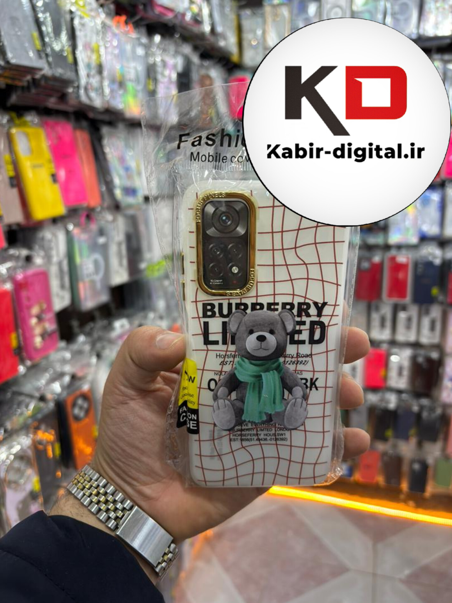 قاب گوشی Note 11s / Note 11 شیائومی فانتزی ژله ای اورجینال پیکسل FOCUS CASE PIXEL طرح خرس تدی