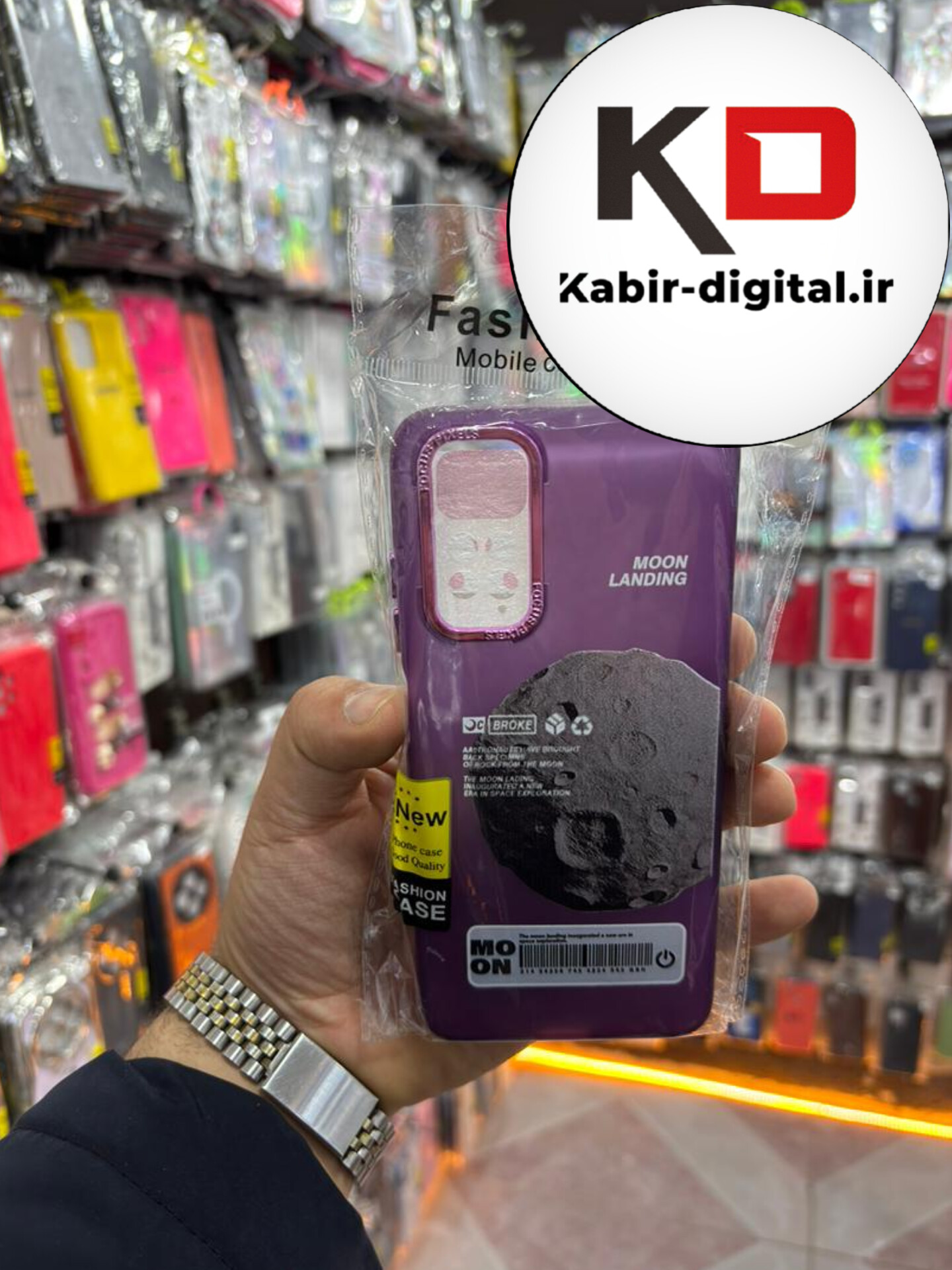 قاب گوشی Note 11s / Note 11 شیائومی فانتزی ژله ای اورجینال پیکسل FOCUS CASE PIXEL طرح کره ماه بنفش