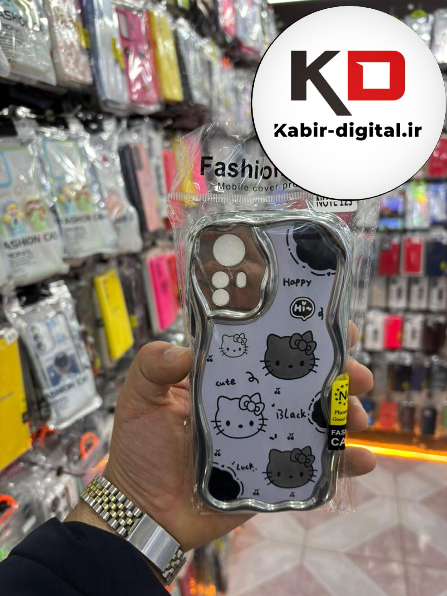 قاب گوشی Note 12s شیائومی طرح کرومی بالشتی طرح عروسکی محافظ لنز دار