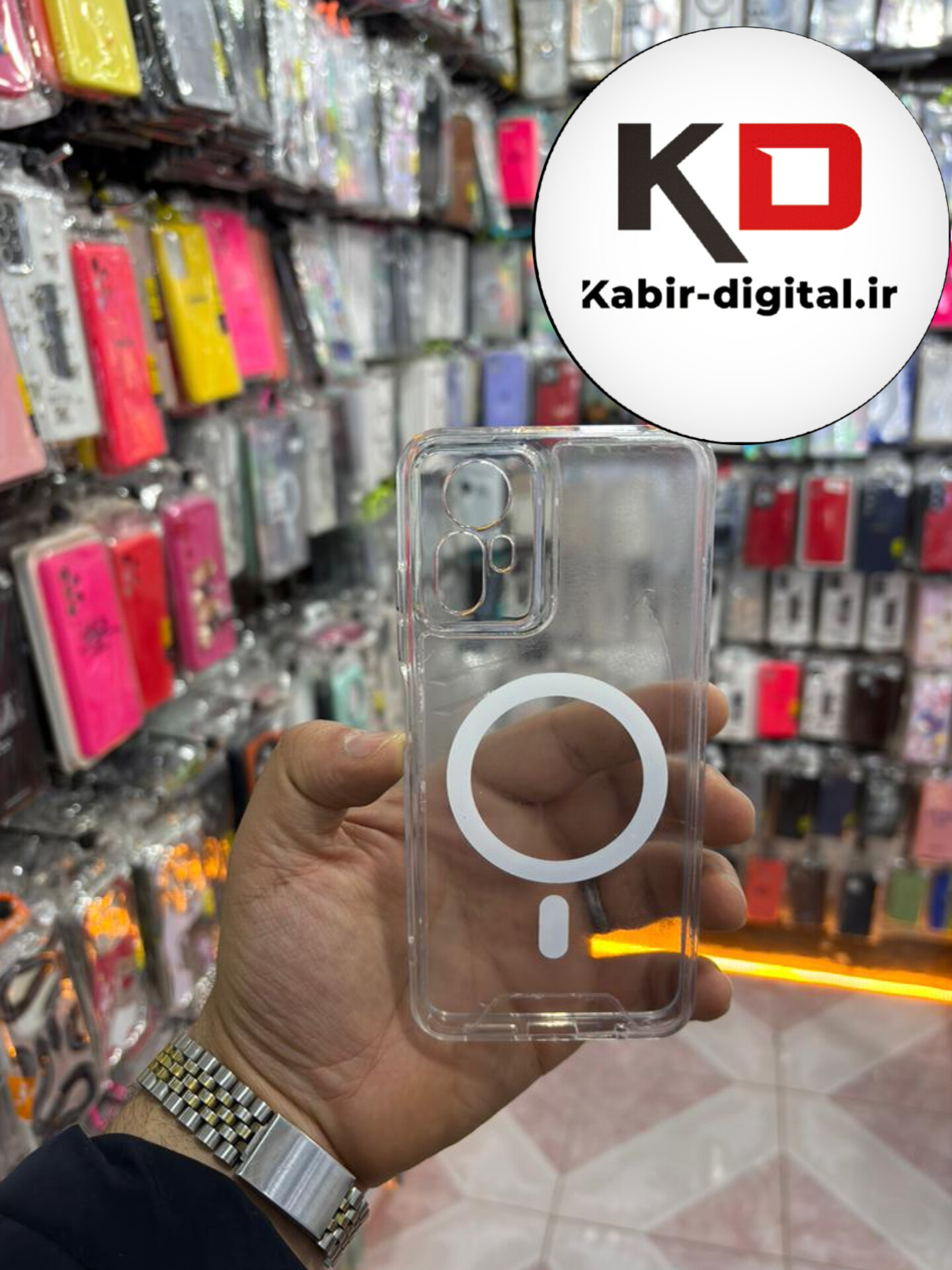 قاب گوشی Note 12s شیائومی شفاف مگ سیف Magsafe های کپی