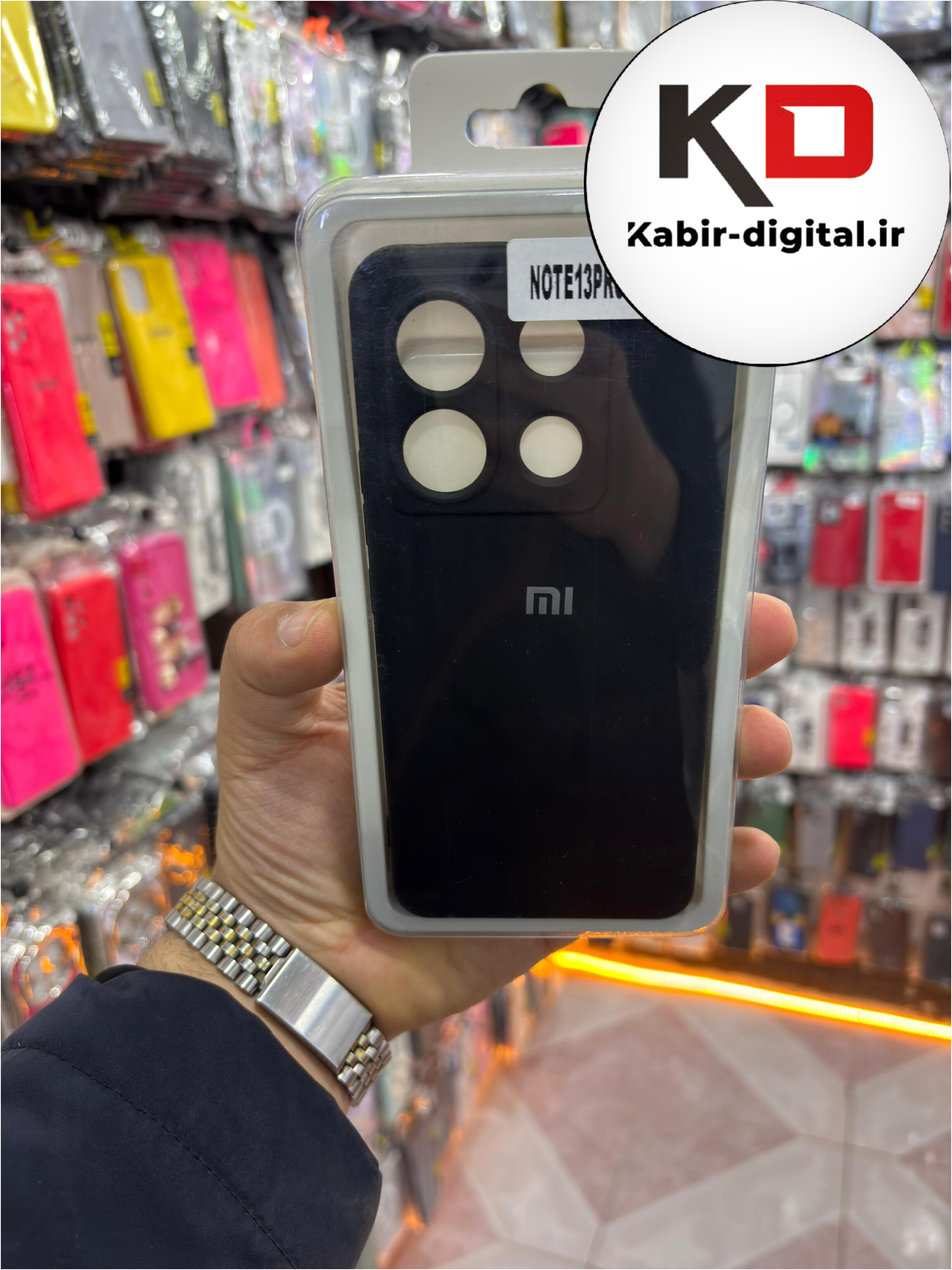 قاب گوشی Note 13 pro 5g  / POCO X6 شیائومی سیلیکونی اورجینال پاک کنی درجه یک زیربسته محافظ لنز دار مشکی