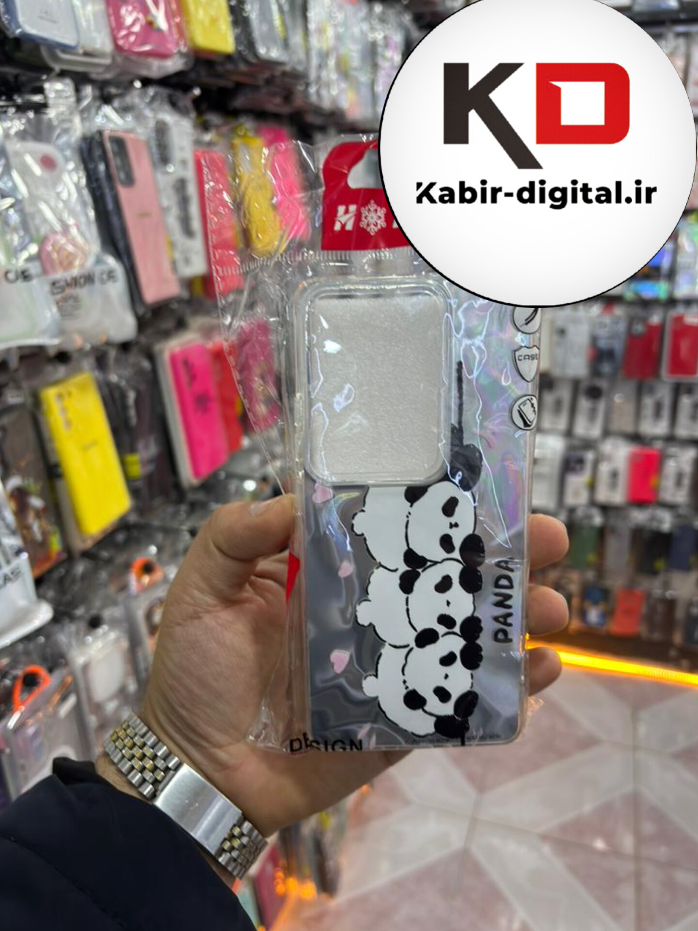قاب گوشی Note 13 pro 4g  / POCO M6 Pro / Note 14s شیائومی PC Case اورجینال سه بعدی موج دار طرح خرس کیوت