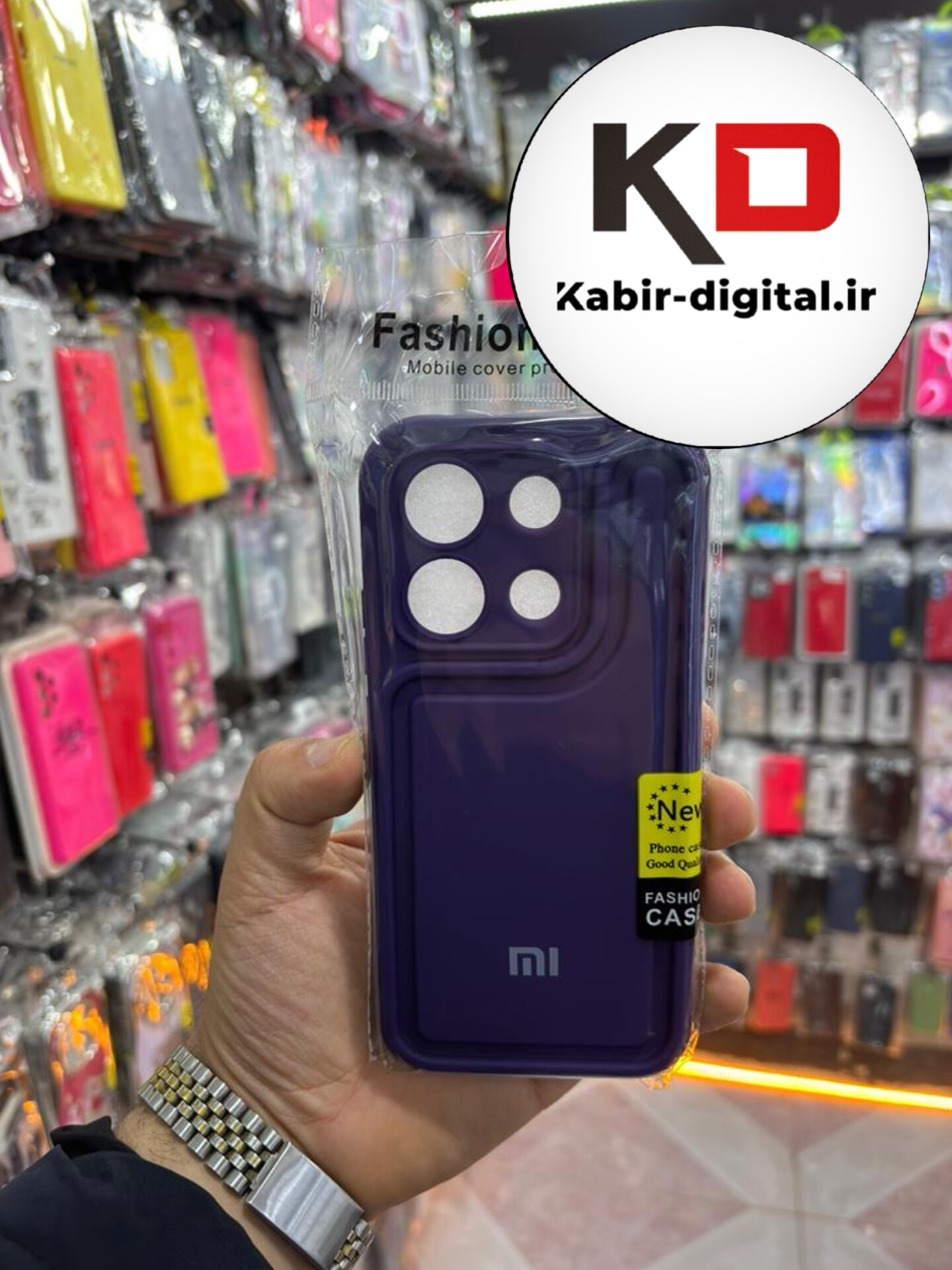 قاب گوشی Note 13 4g  شیائومی طرح سیلیکونی Solid جدید محافظ لنزدار بنفش