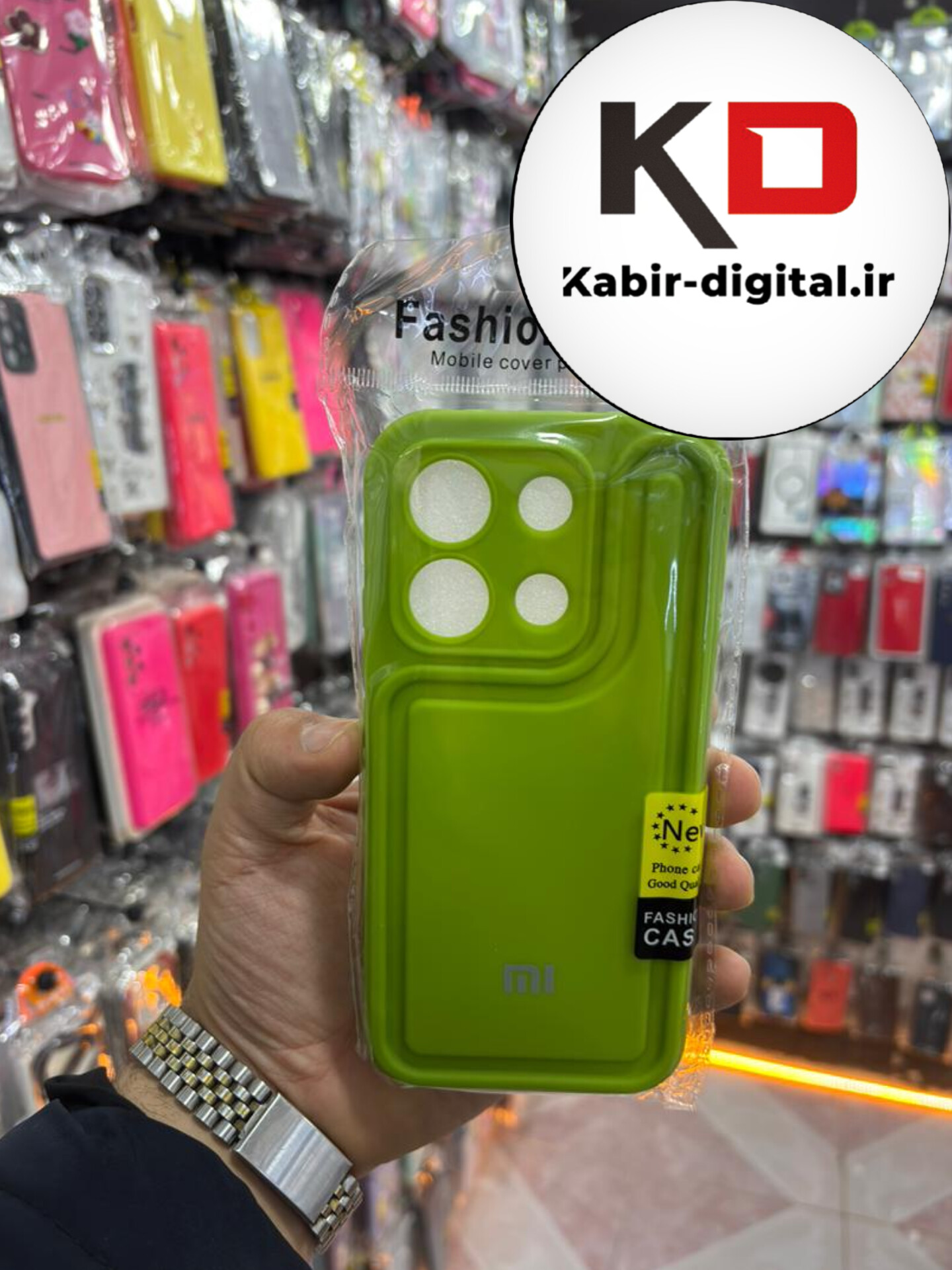 قاب گوشی Note 13 4g  شیائومی طرح سیلیکونی Solid جدید محافظ لنزدار سبز
