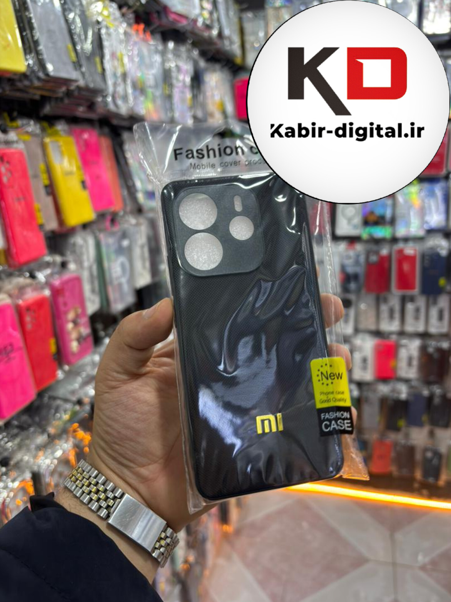 قاب گوشی Note 14 4g شیائومی اورجینال چرمی سخت Hard سوزنی محافظ لنزدار مشکی