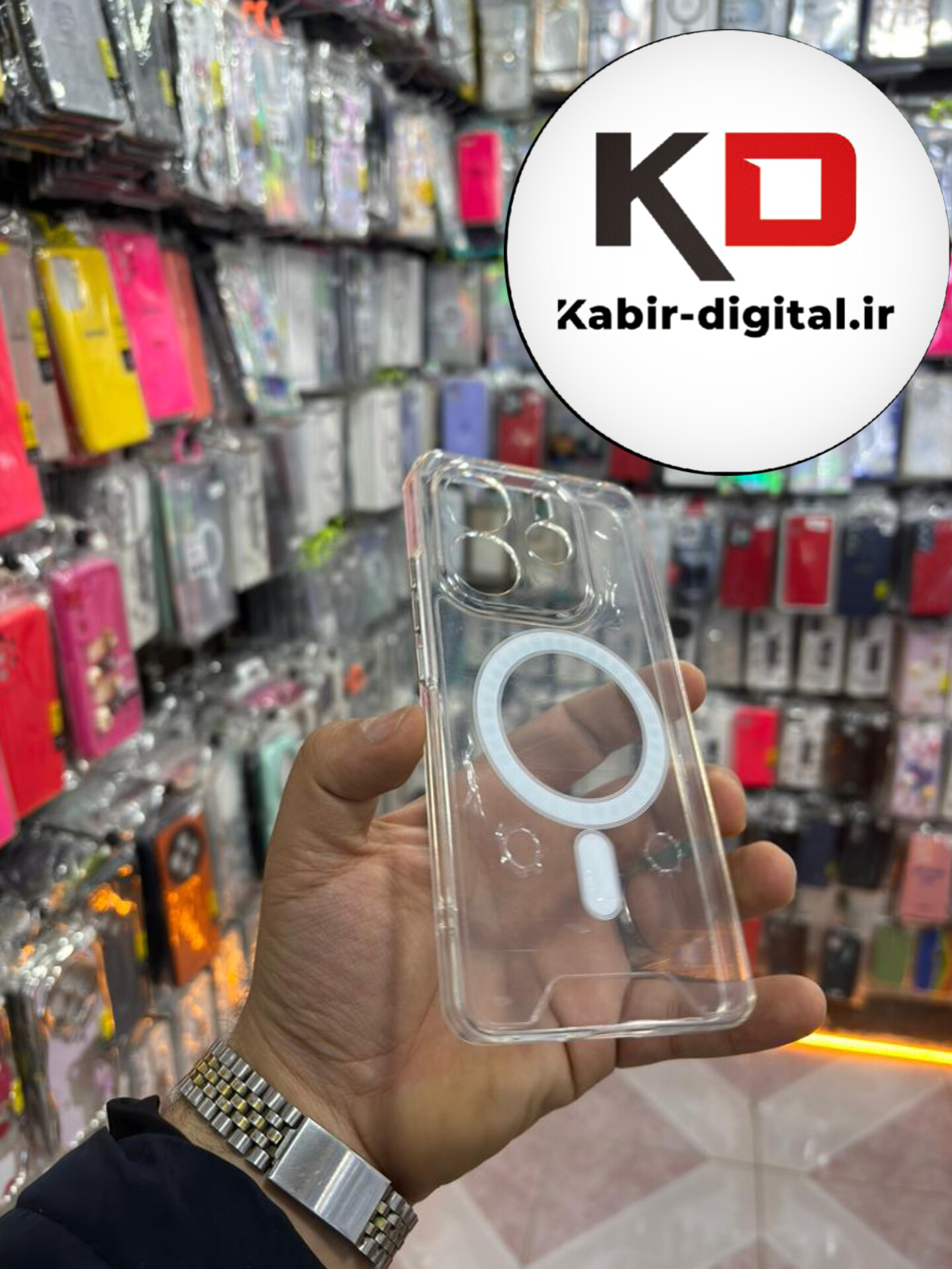 قاب گوشی Note 14 4g شیائومی شفاف مگ سیف Magsafe های کپی