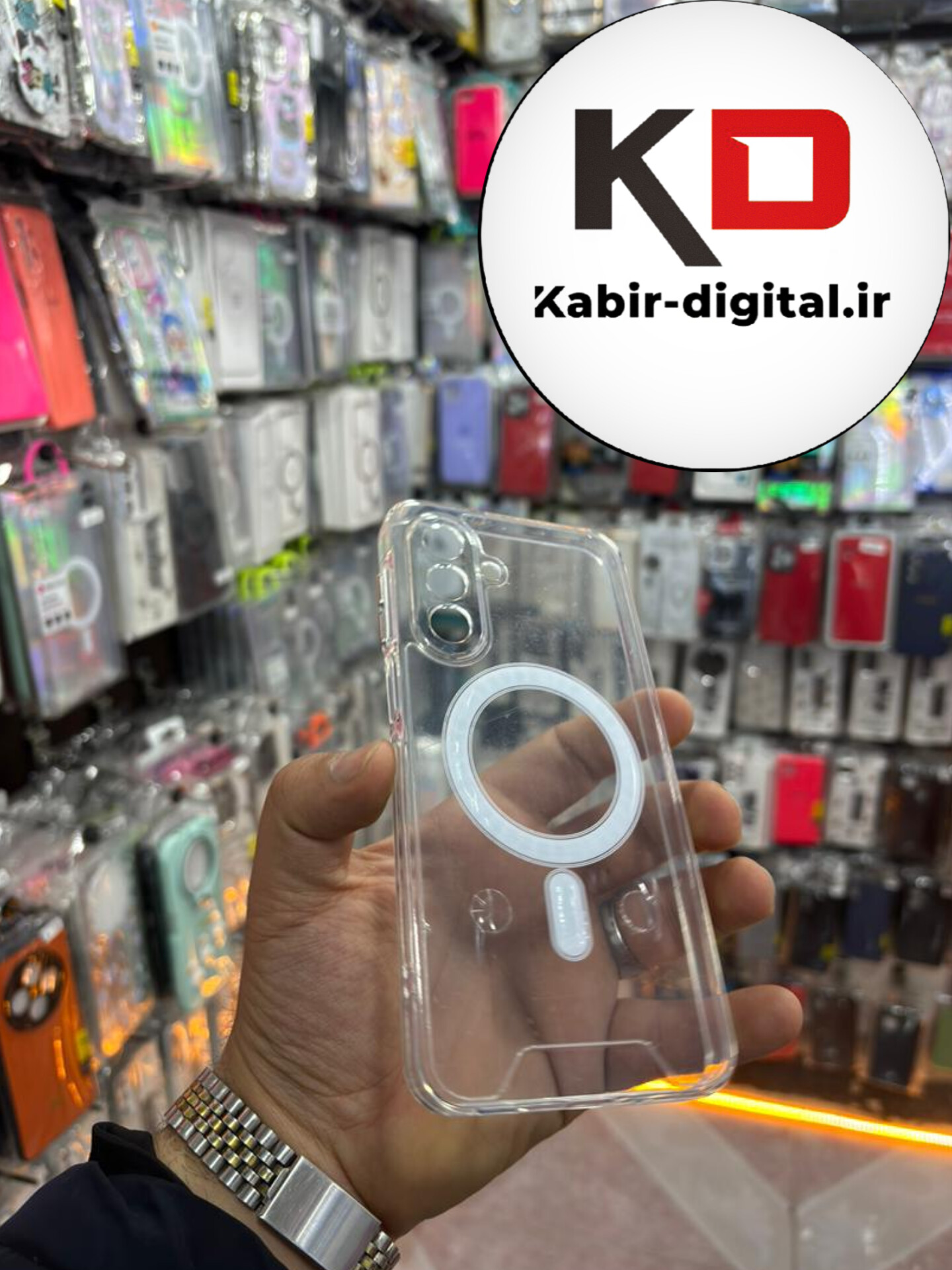 قاب گوشی Galaxy A26 / A17 / A16 سامسونگ شفاف مگ سیف Magsafe های کپی