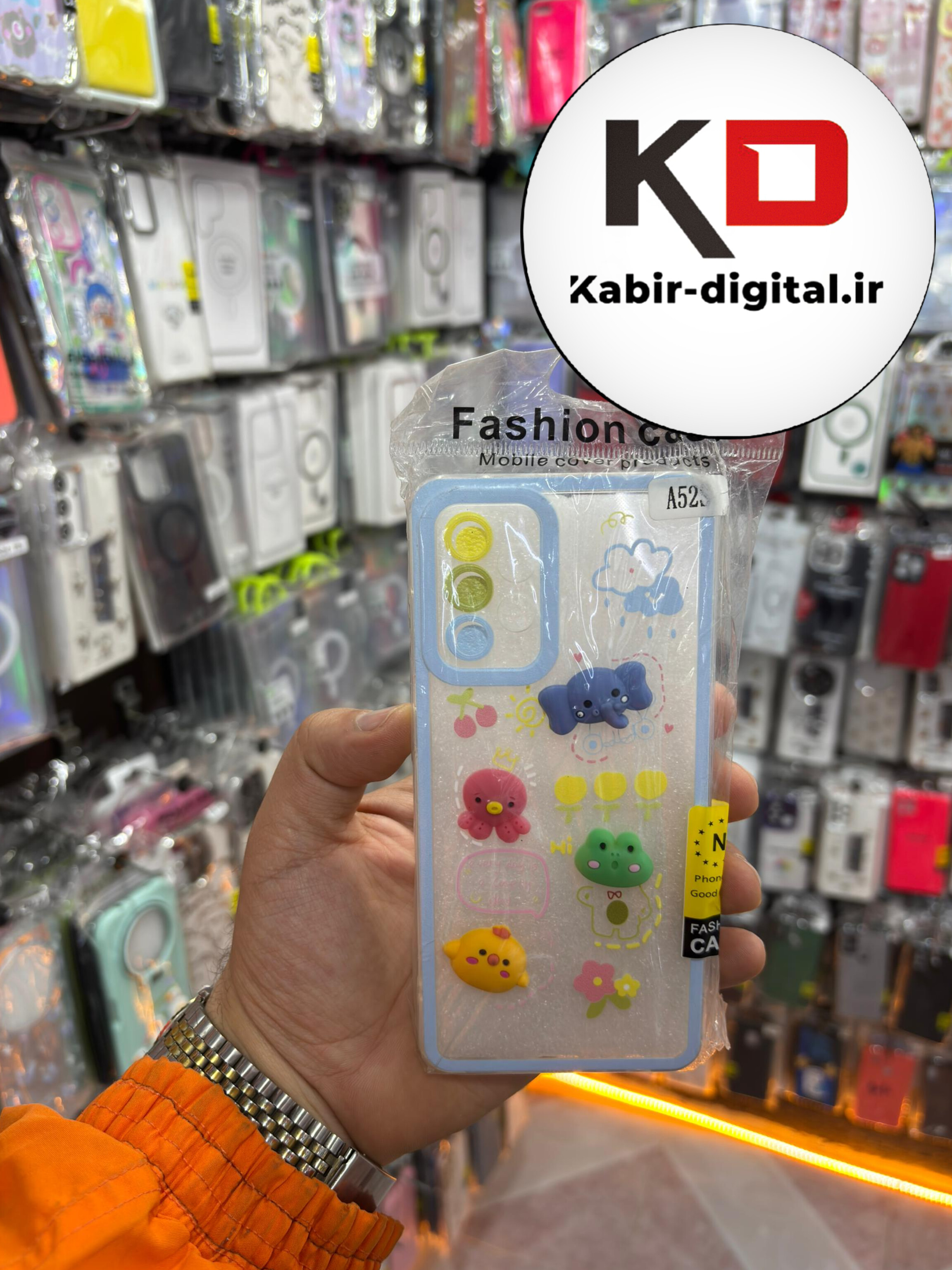 قاب گوشی Galaxy A52 / A52s سامسونگ طرح عروسکی سه بعدی شفاف TPU کپسولی محافظ لنز دار طرح دخترانه