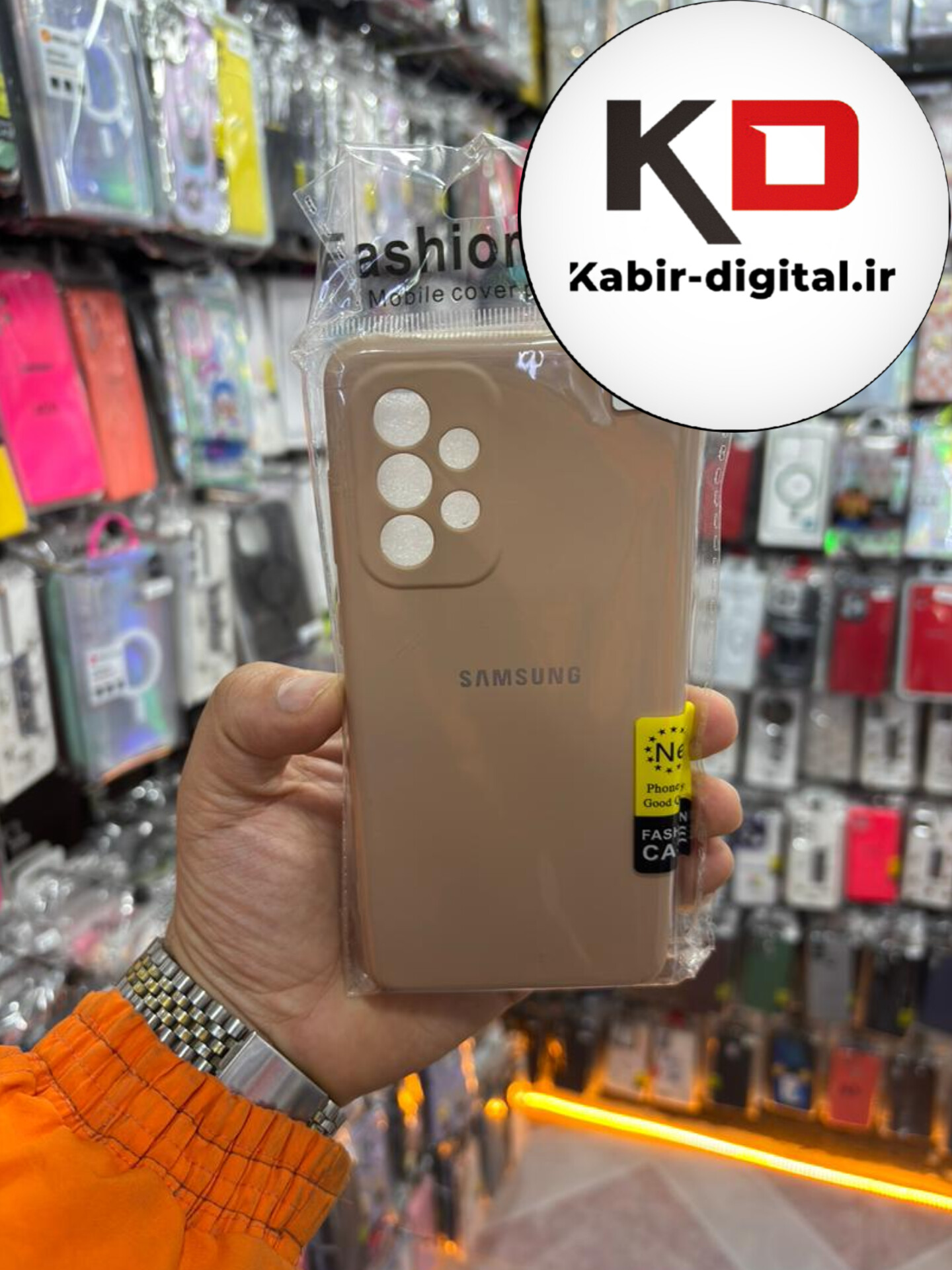قاب گوشی Galaxy A73 سامسونگ سیلیکونی زیر بسته های کپی محافظ لنز دار