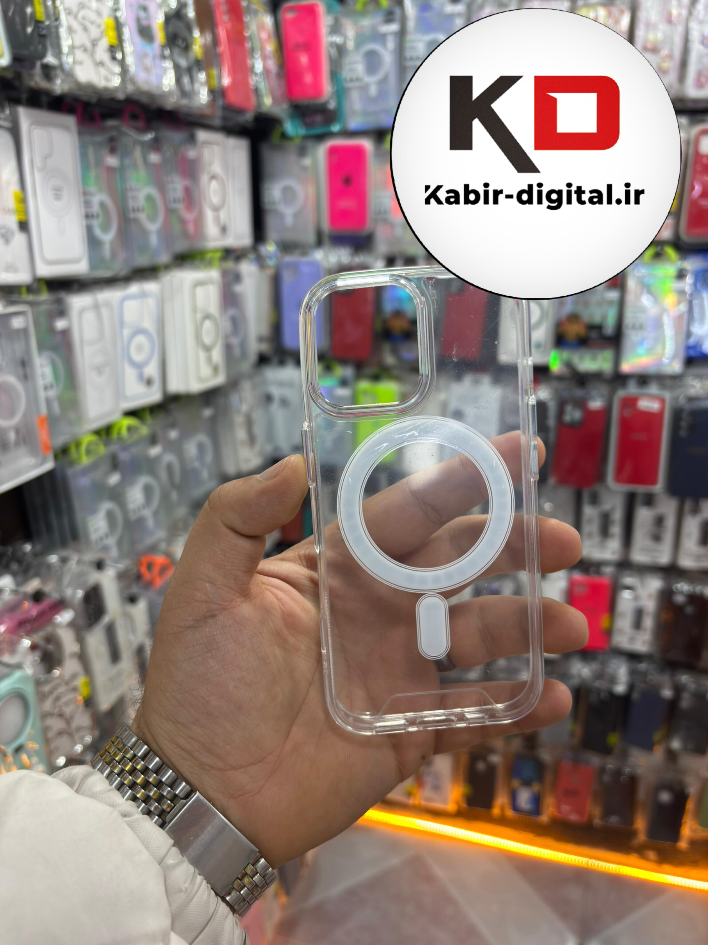 قاب گوشی iPhone 17 آیفون شفاف مگ سیف Magsafe های کپی