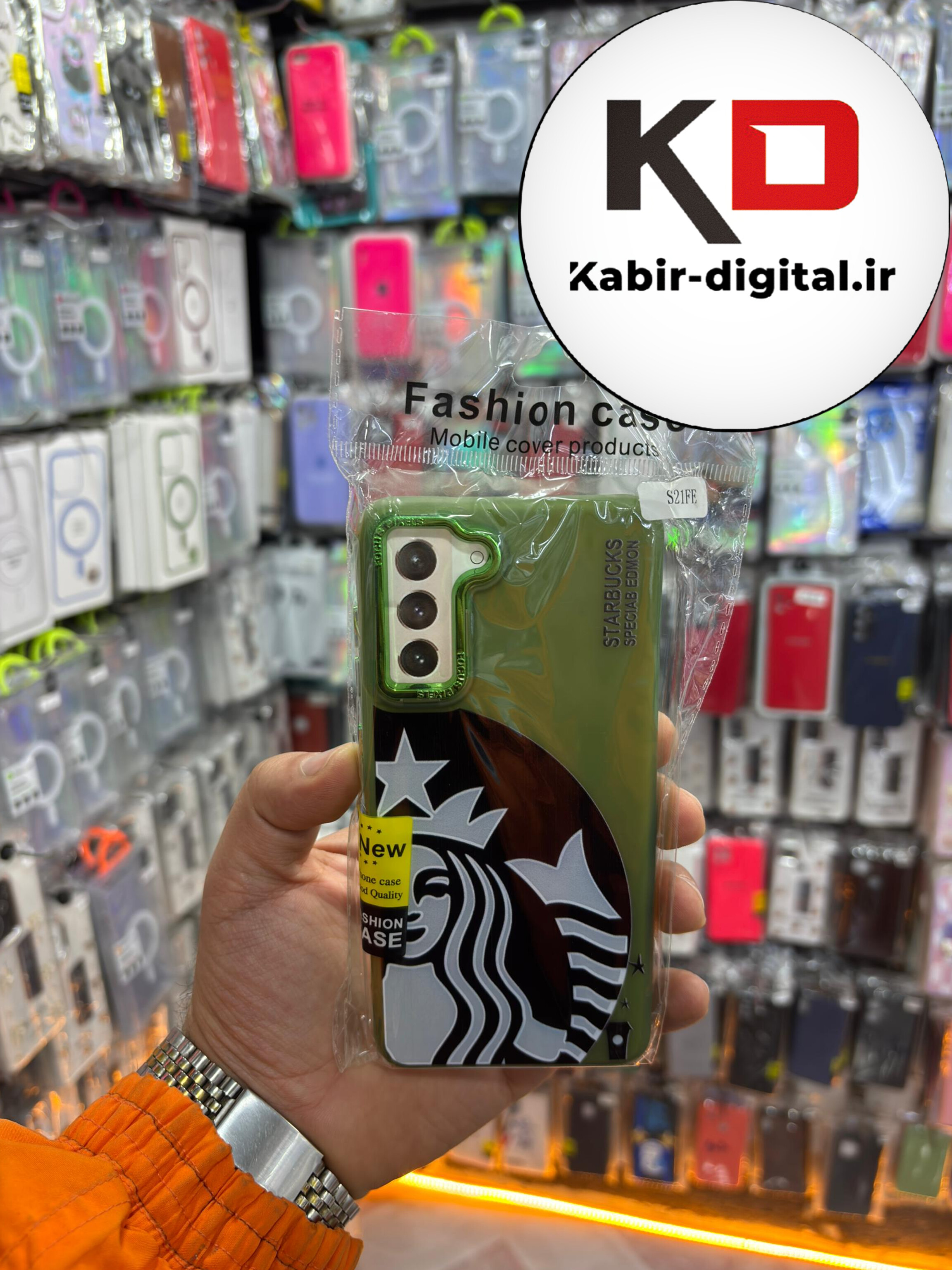 قاب گوشی Galaxy S21 FEسامسونگ فانتزی ژله ای اورجینال پیکسل FOCUS CASE PIXEL طرح استار باکس