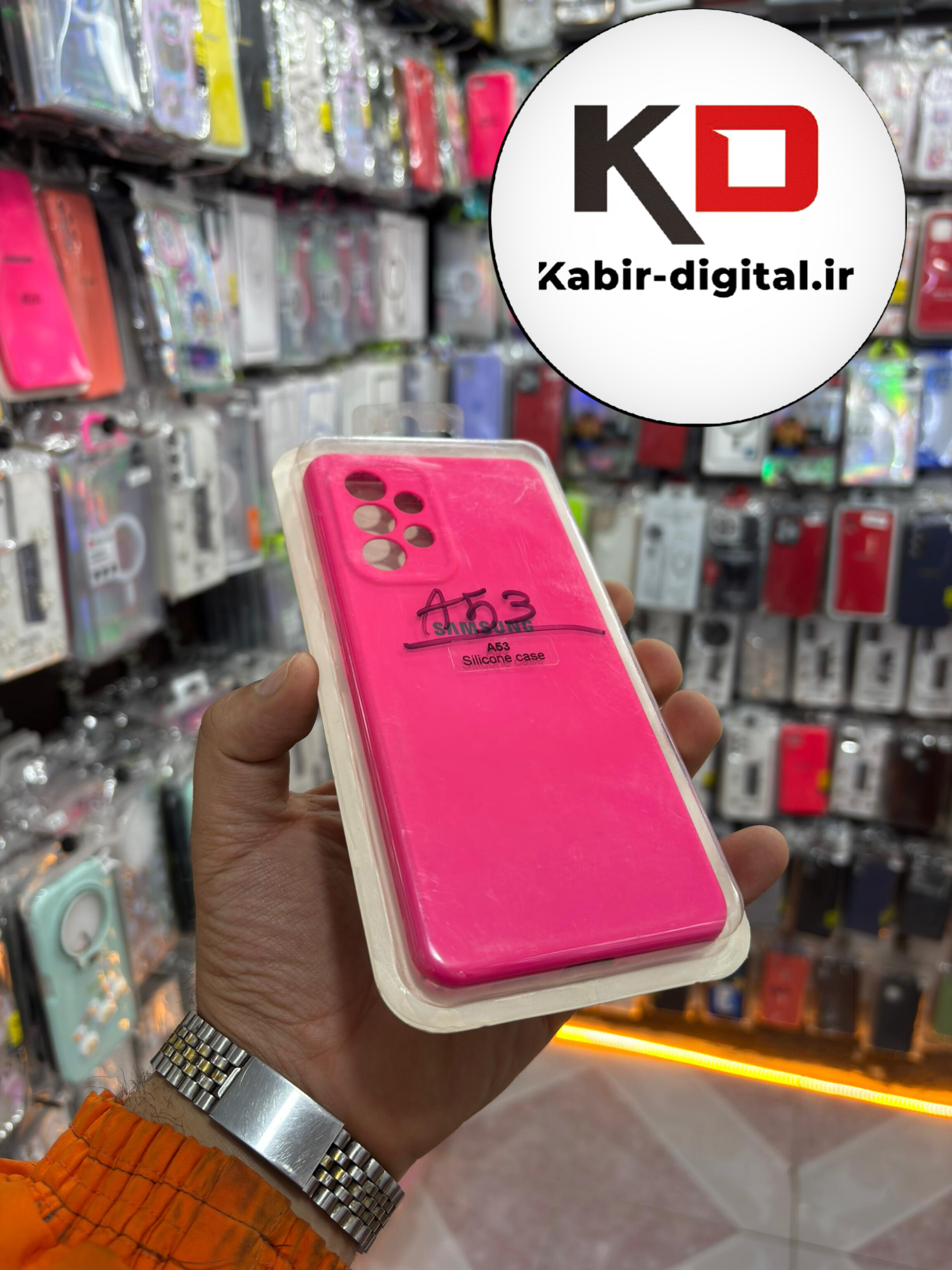 قاب گوشی Galaxy A53 سامسونگ سیلیکونی زیر بسته های کپی محافظ لنز دار
