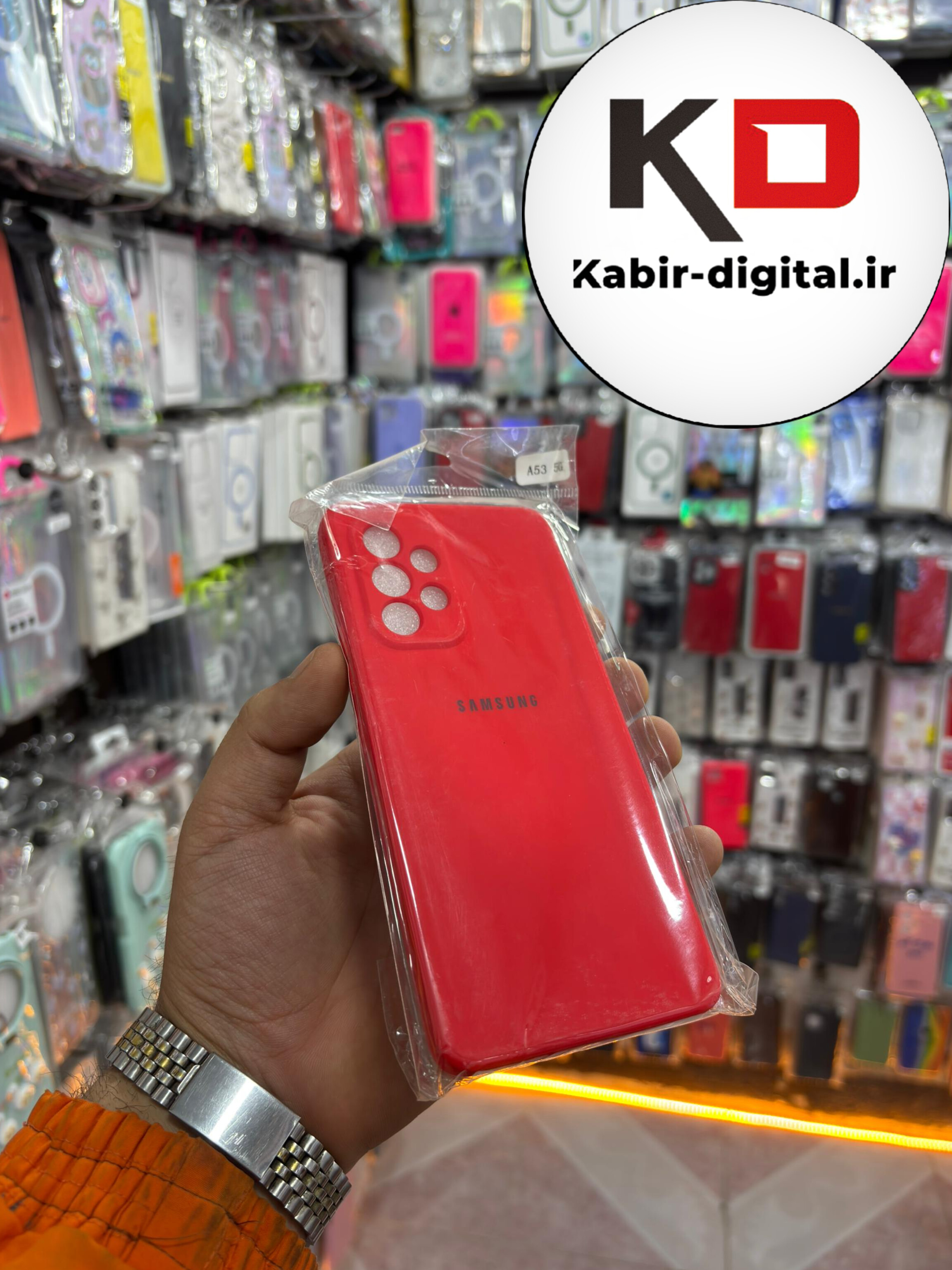 قاب گوشی Galaxy A53 سامسونگ سیلیکونی زیر بسته های کپی محافظ لنز دار