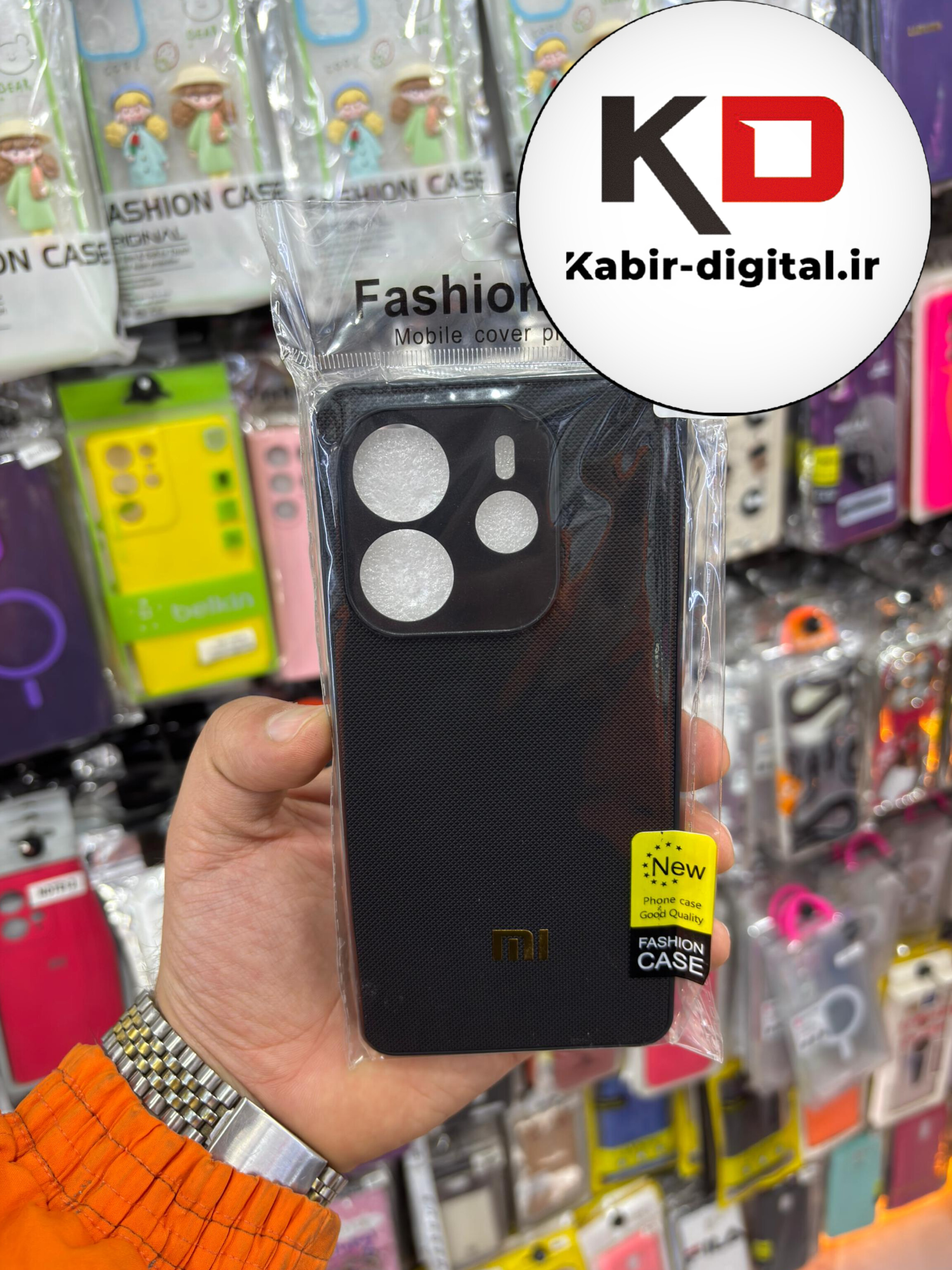 قاب گوشی Redmi Note 14  4g شیائومی اورجینال چرمی سخت Hard سوزنی محافظ لنزدار