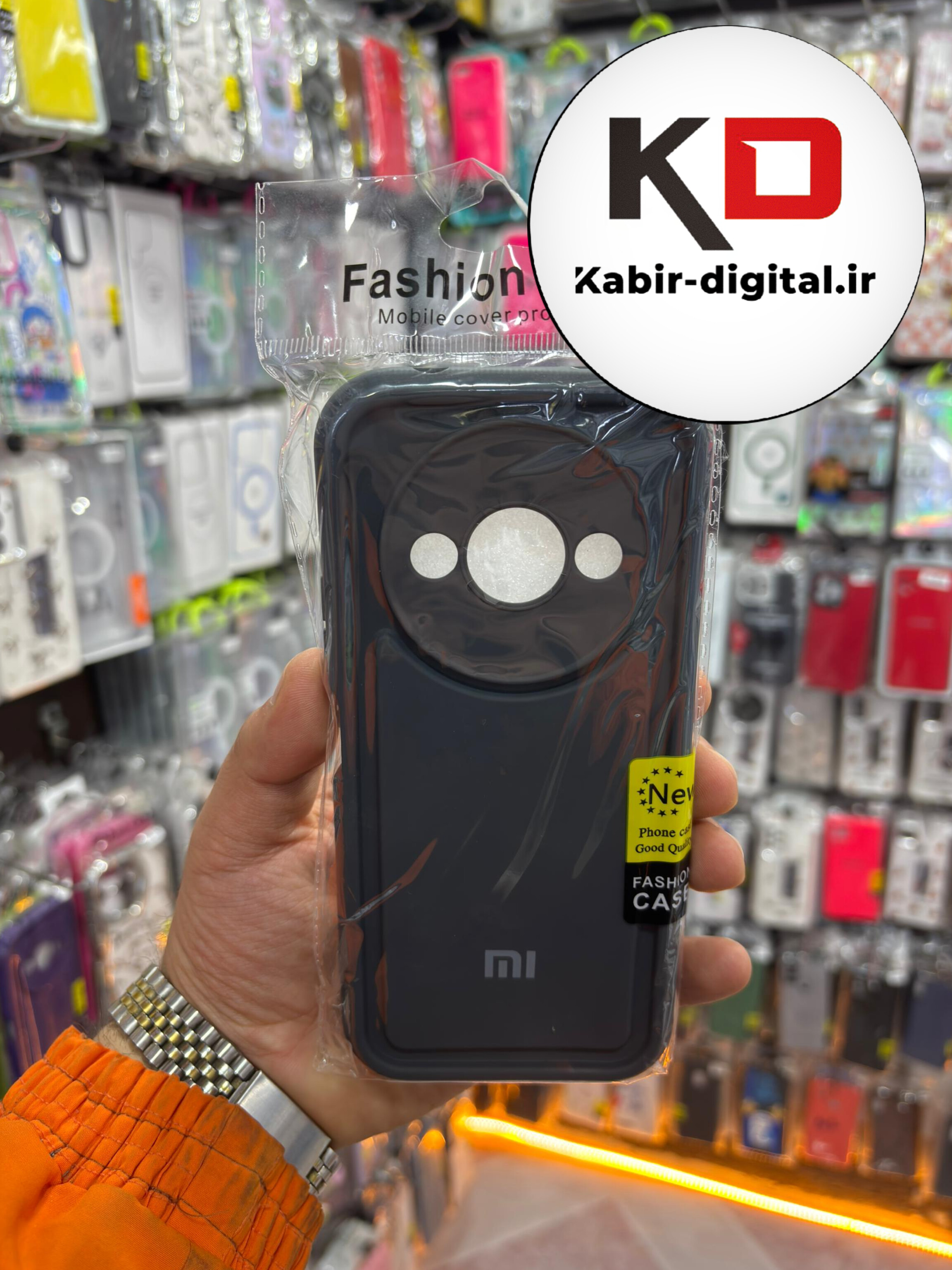 قاب گوشی Redmi A3 شیائومی طرح سیلیکونی Solid جدید محافظ لنزدار