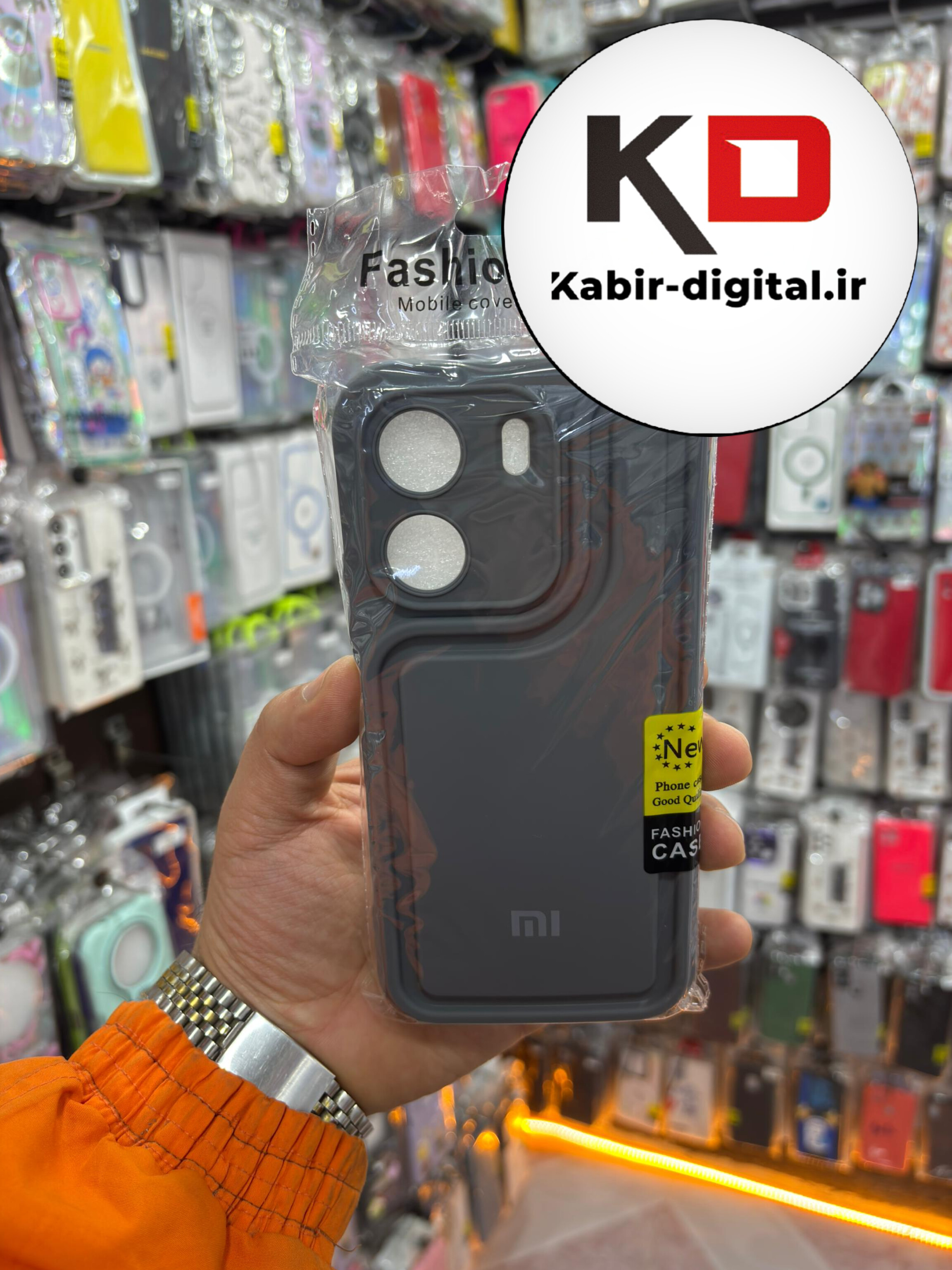 قاب گوشی Redmi 13C / POCO C65 شیائومی طرح سیلیکونی Solid جدید محافظ لنزدار خاکستری