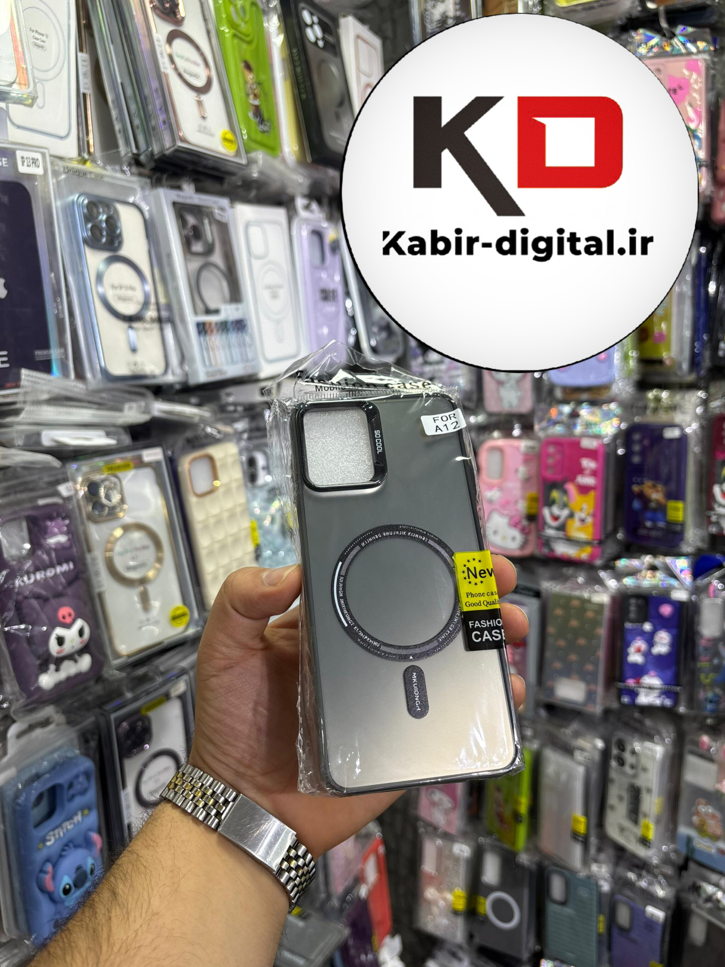 قاب گوشی Galaxy A12 / M12 سامسونگ اورجینال SO COOL سوکول لنز کرومی براق طرح مگ سیف اسپرت Sport