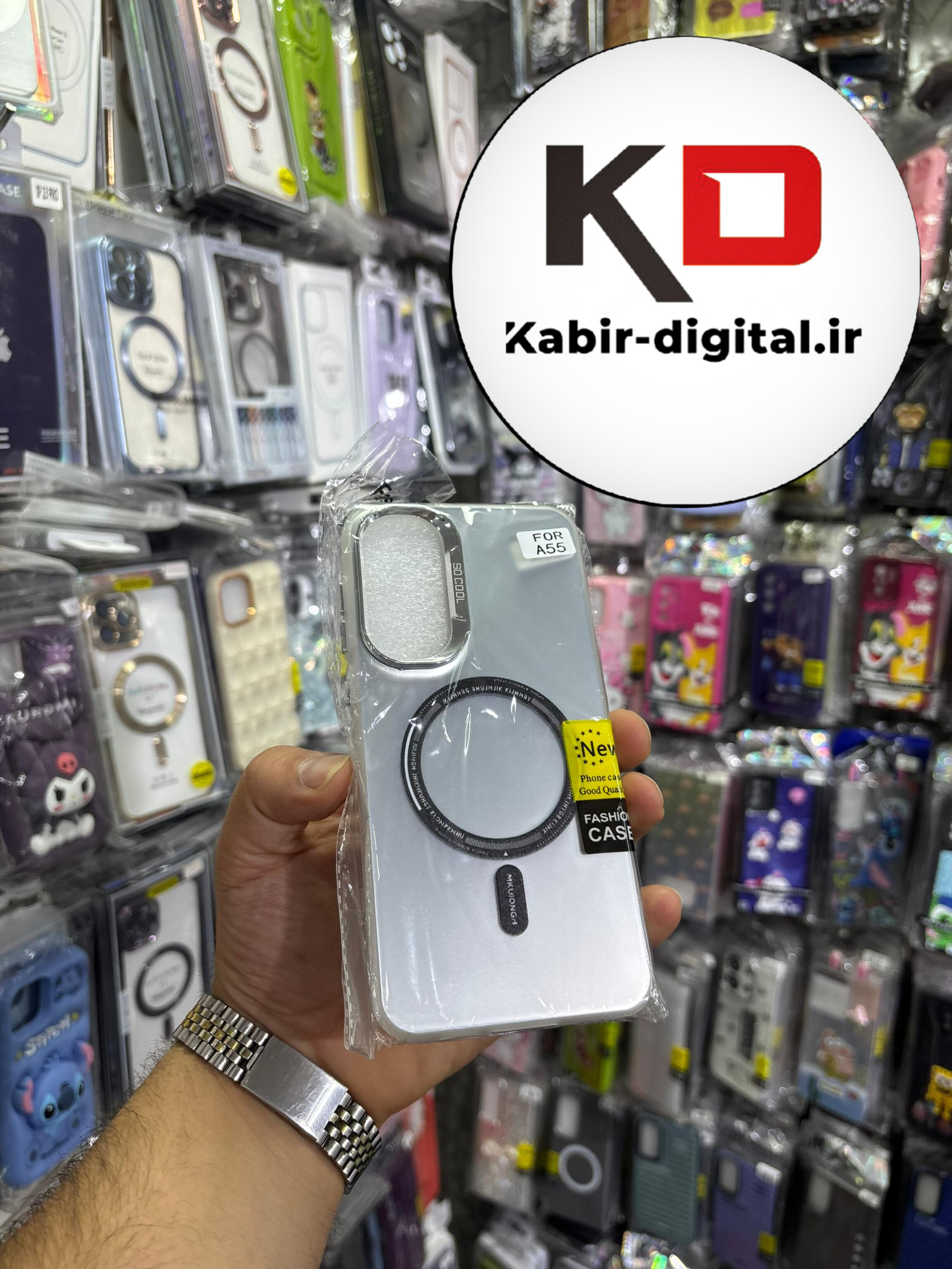 قاب گوشی Galaxy A55 / A35 سامسونگ اورجینال SO COOL سوکول لنز کرومی براق طرح مگ سیف اسپرت Sport