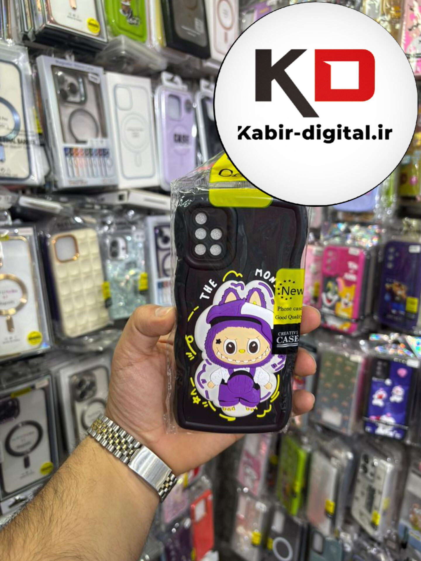قاب گوشی Galaxy A51 سامسونگ طرح سیلیکونی Solid عروسکی برجسته محافظ لنزدار