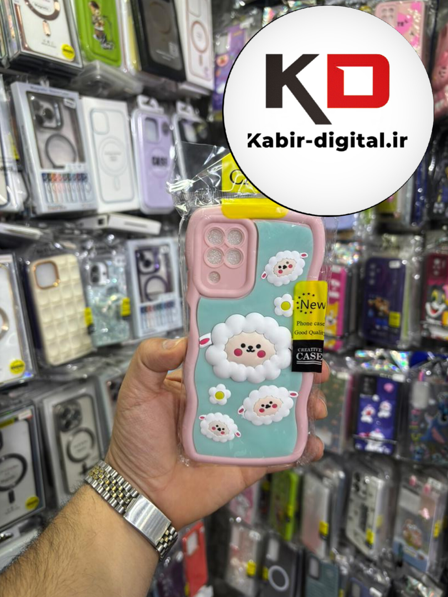 قاب گوشی Galaxy A12 / M12 سامسونگ طرح سیلیکونی Solid عروسکی برجسته محافظ لنزدار