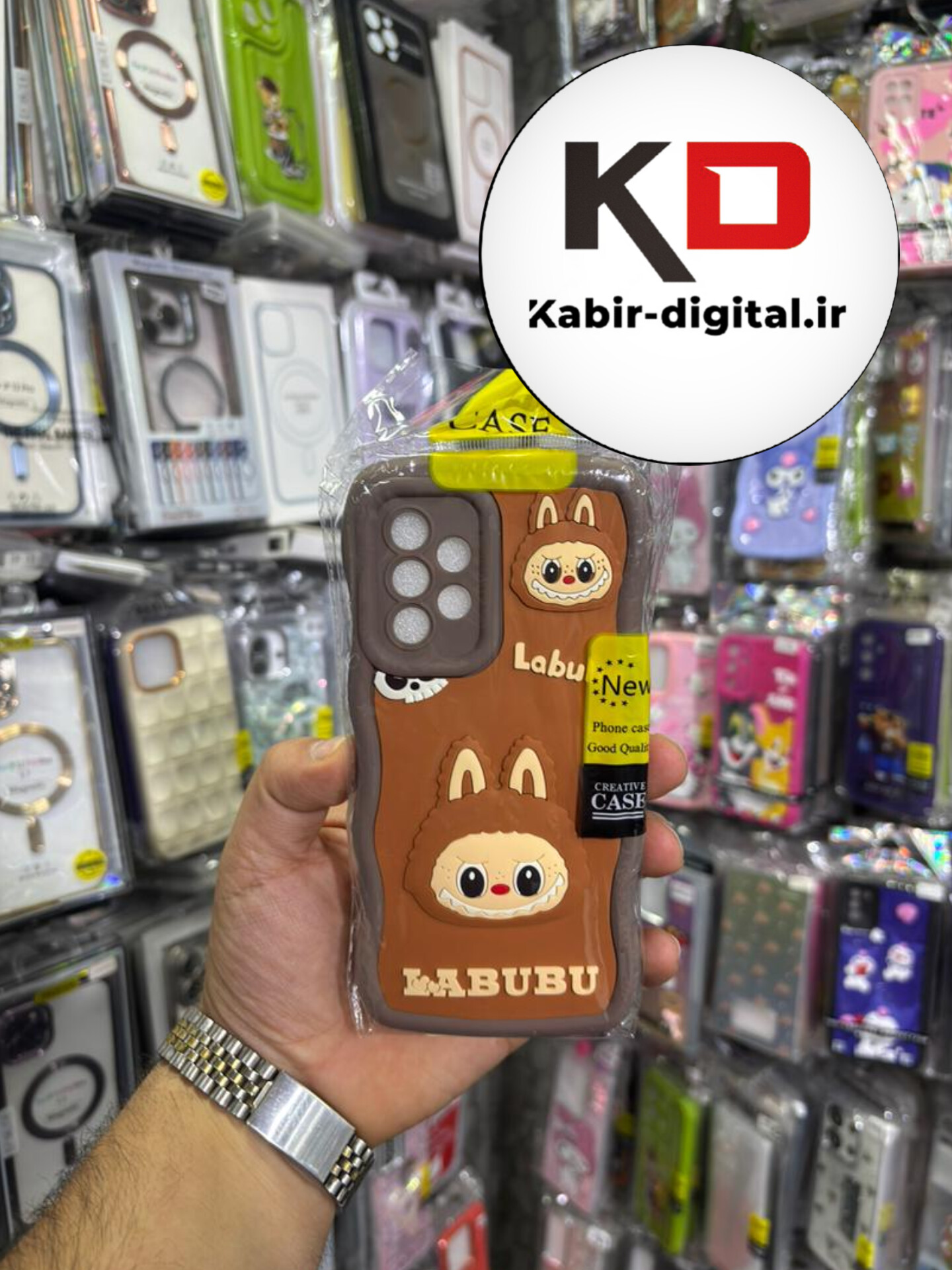 قاب گوشی Galaxy A52s / A52 سامسونگ طرح سیلیکونی Solid عروسکی برجسته محافظ لنزدار