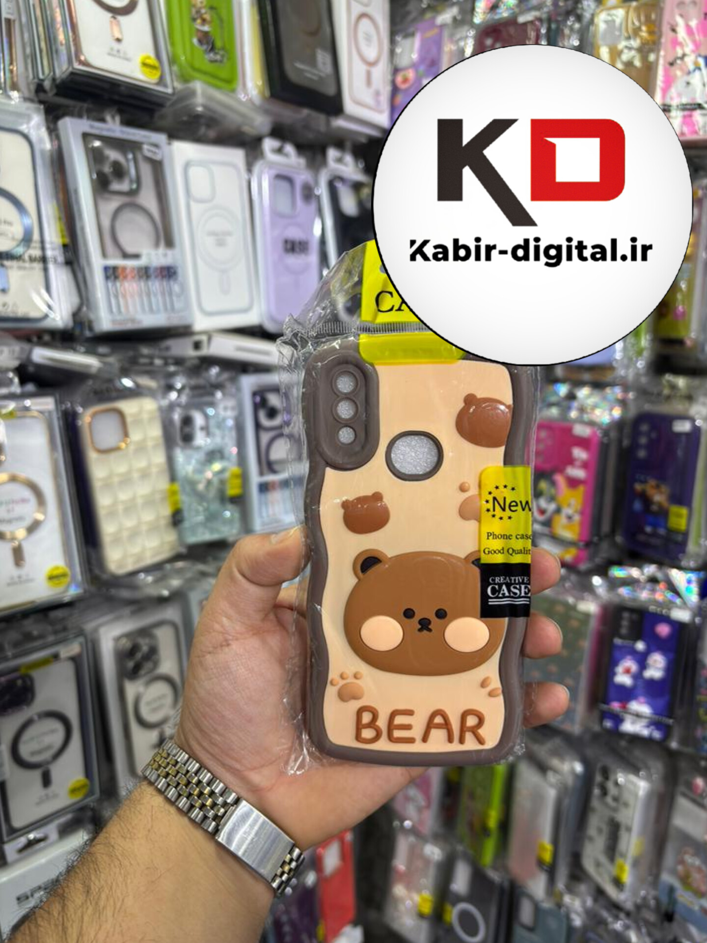 قاب گوشی Galaxy A10S سامسونگ طرح سیلیکونی Solid عروسکی برجسته محافظ لنزدار