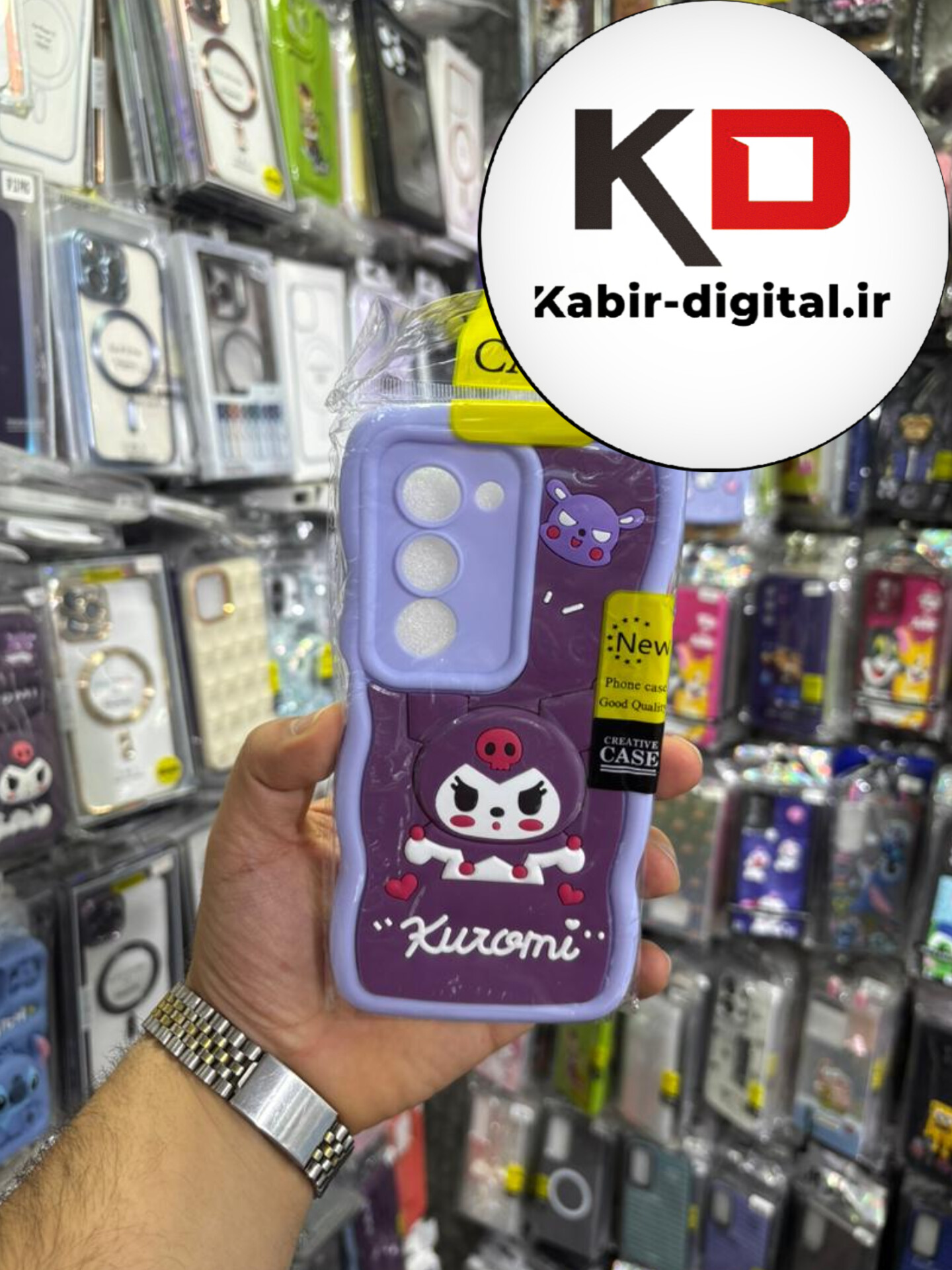 قاب گوشی Redmi 15 شیائومی طرح سیلیکونی Solid عروسکی برجسته محافظ لنزدار