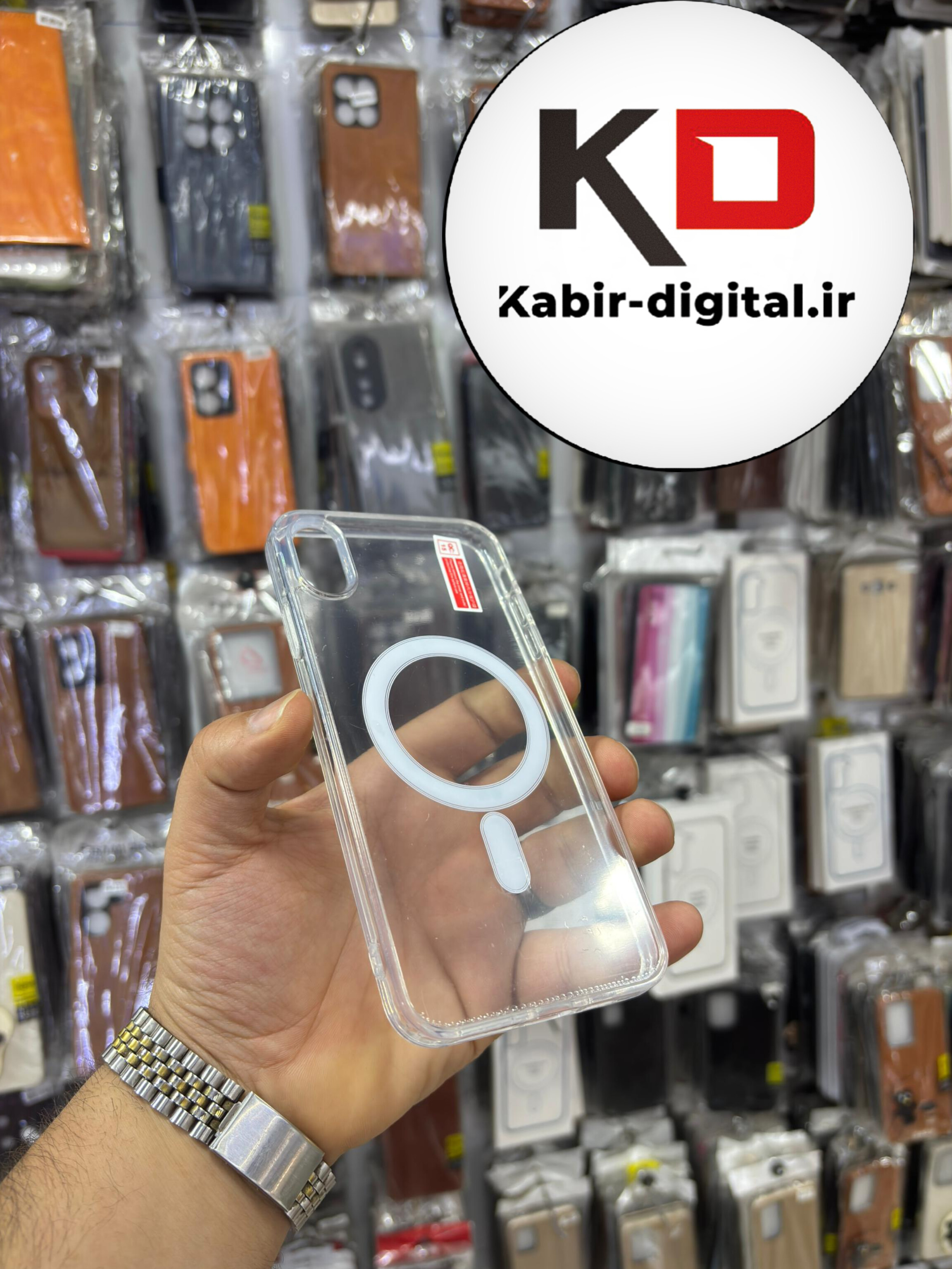 قاب گوشی iPhone XS  Max آیفون شفاف مگ سیف دار MagSafe اورجینال ایربگ دار
