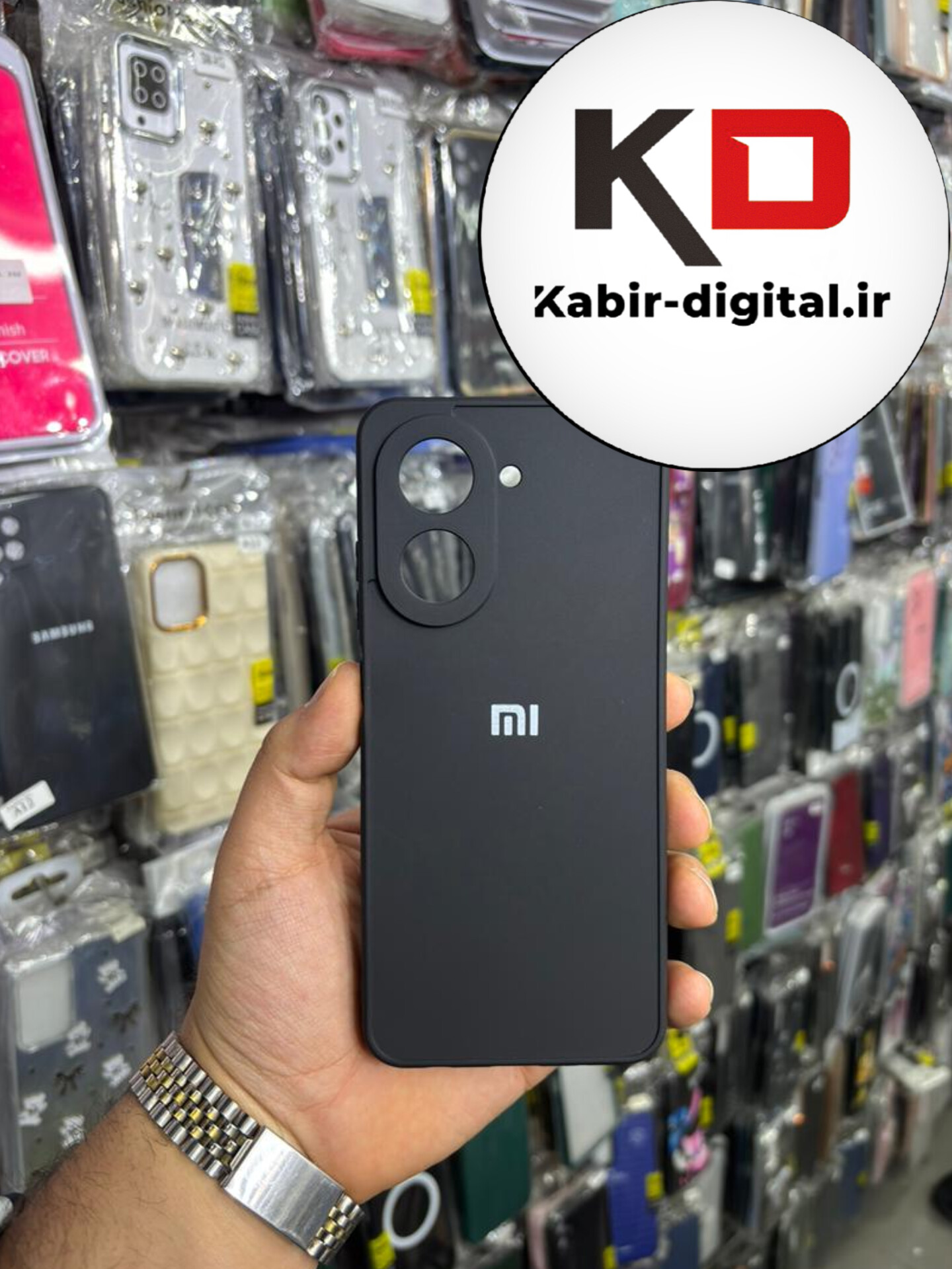 قاب گوشی Redmi A5  /  POCO C71 شیائومی سیلیکونی های کپی  زیربسته محافظ لنزدار مشکی