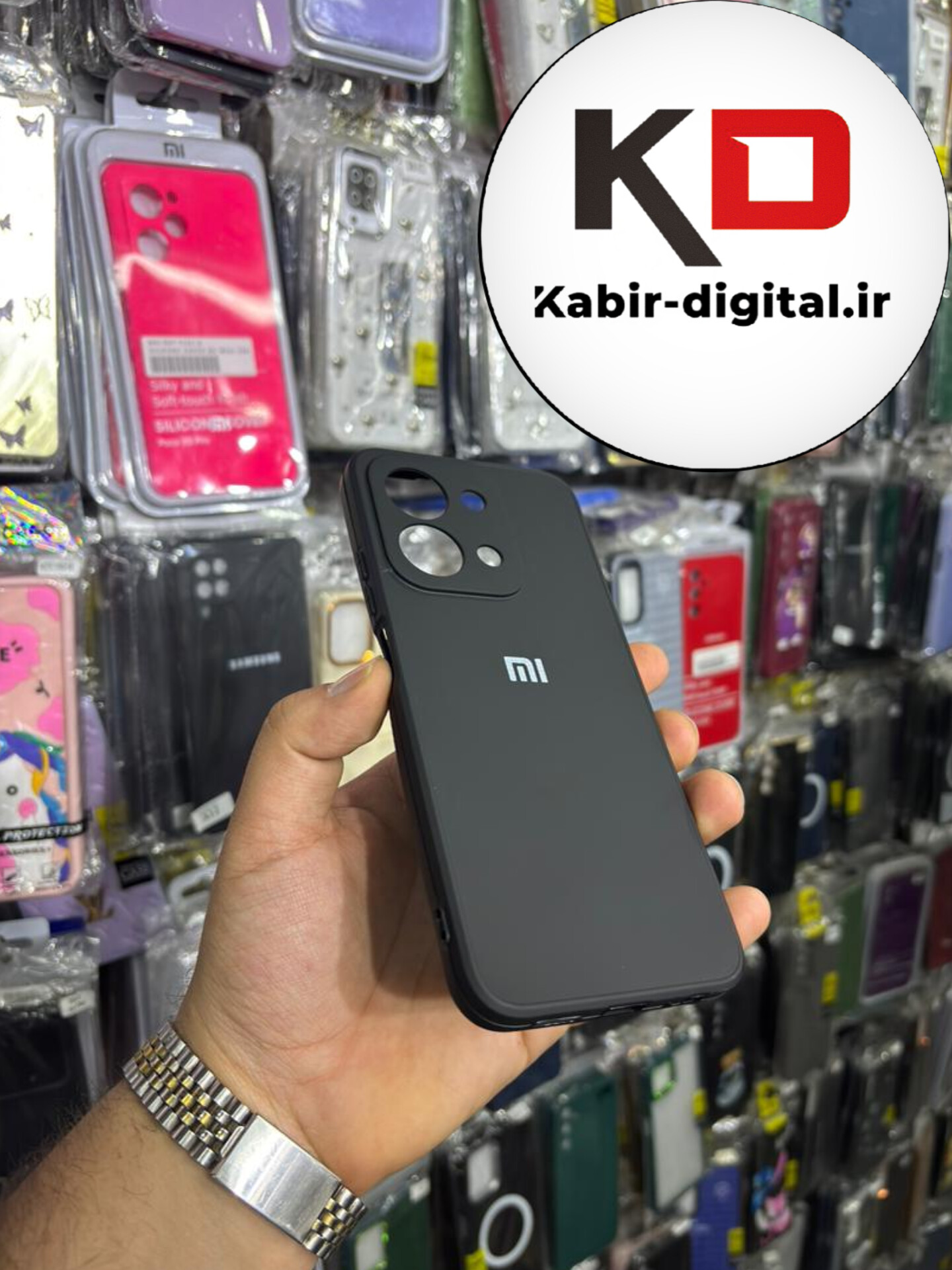 قاب گوشی Redmi 15C  / POCO C85 شیائومی سیلیکونی های کپی زیربسته محافظ لنزدار مشکی
