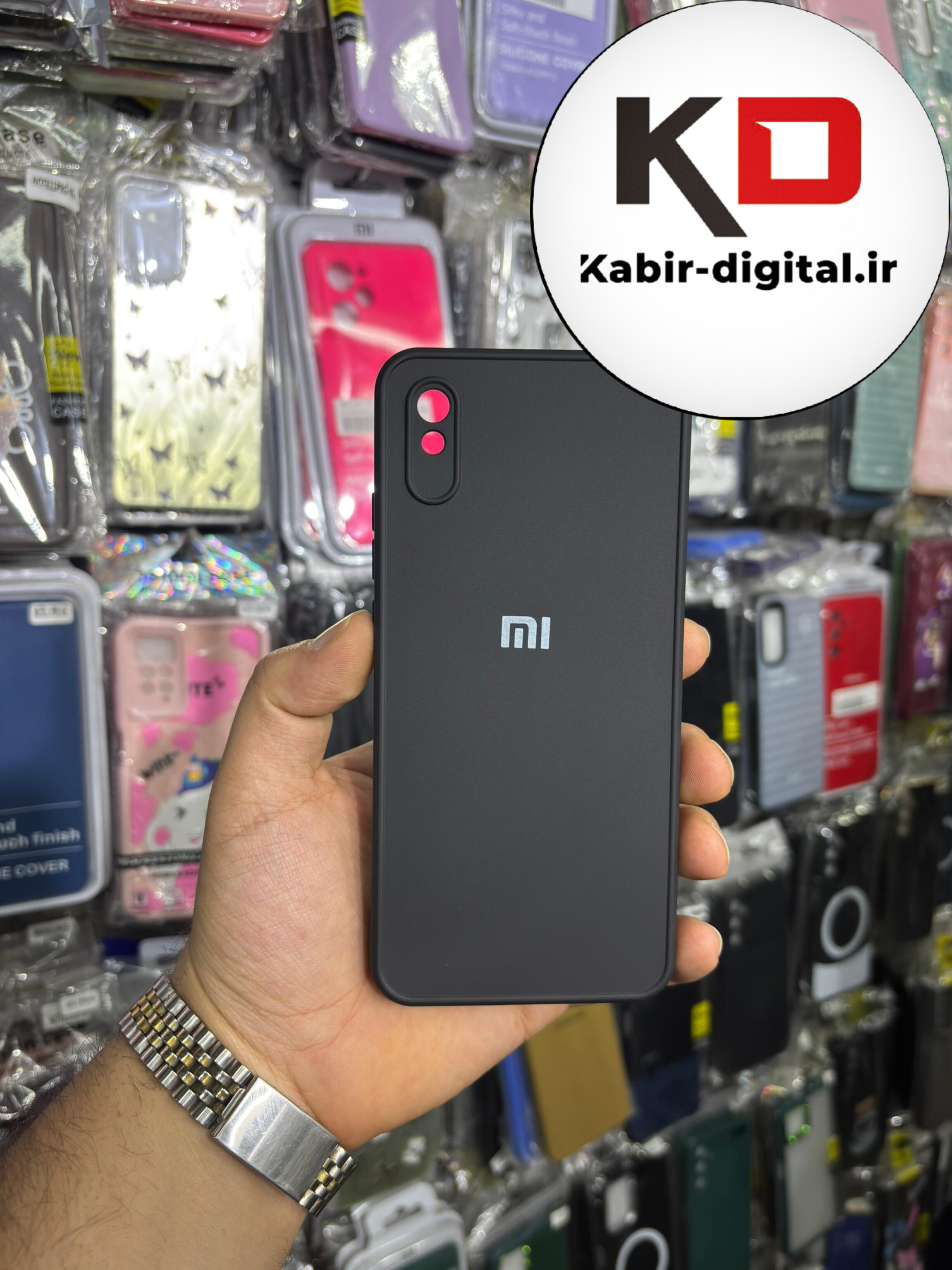 قاب گوشی Redmi 9A شیائومی سیلیکونی های کپی زیربسته محافظ لنزدار مشکی