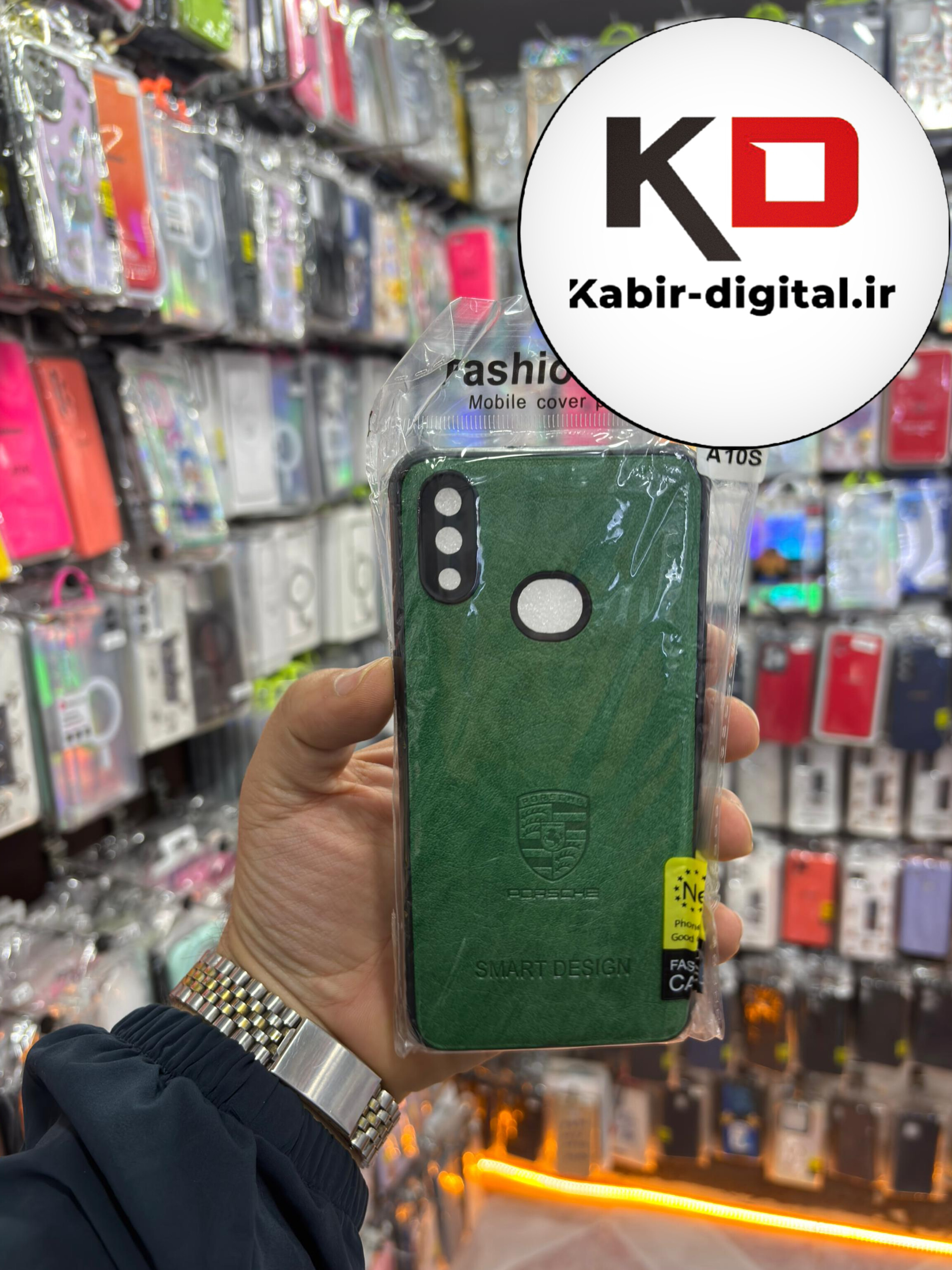 قاب گوشی Galaxy A10s سامسونگ طرح ژله ای چرمی ساده SMART DESIGN