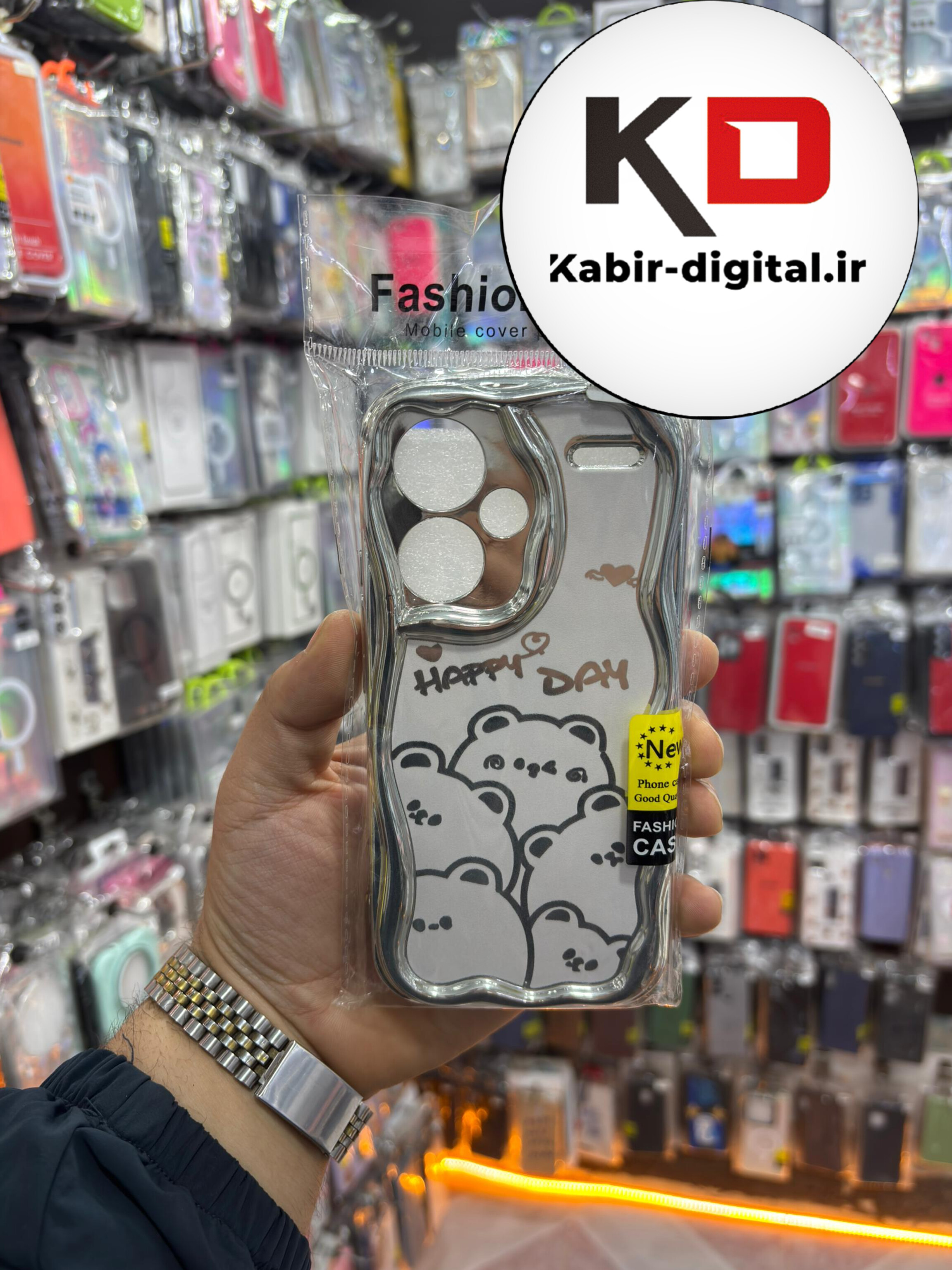 قاب گوشی Note 13 Pro Plusشیائومی طرح کرومی بالشتی طرح عروسکی محافظ لنز دار