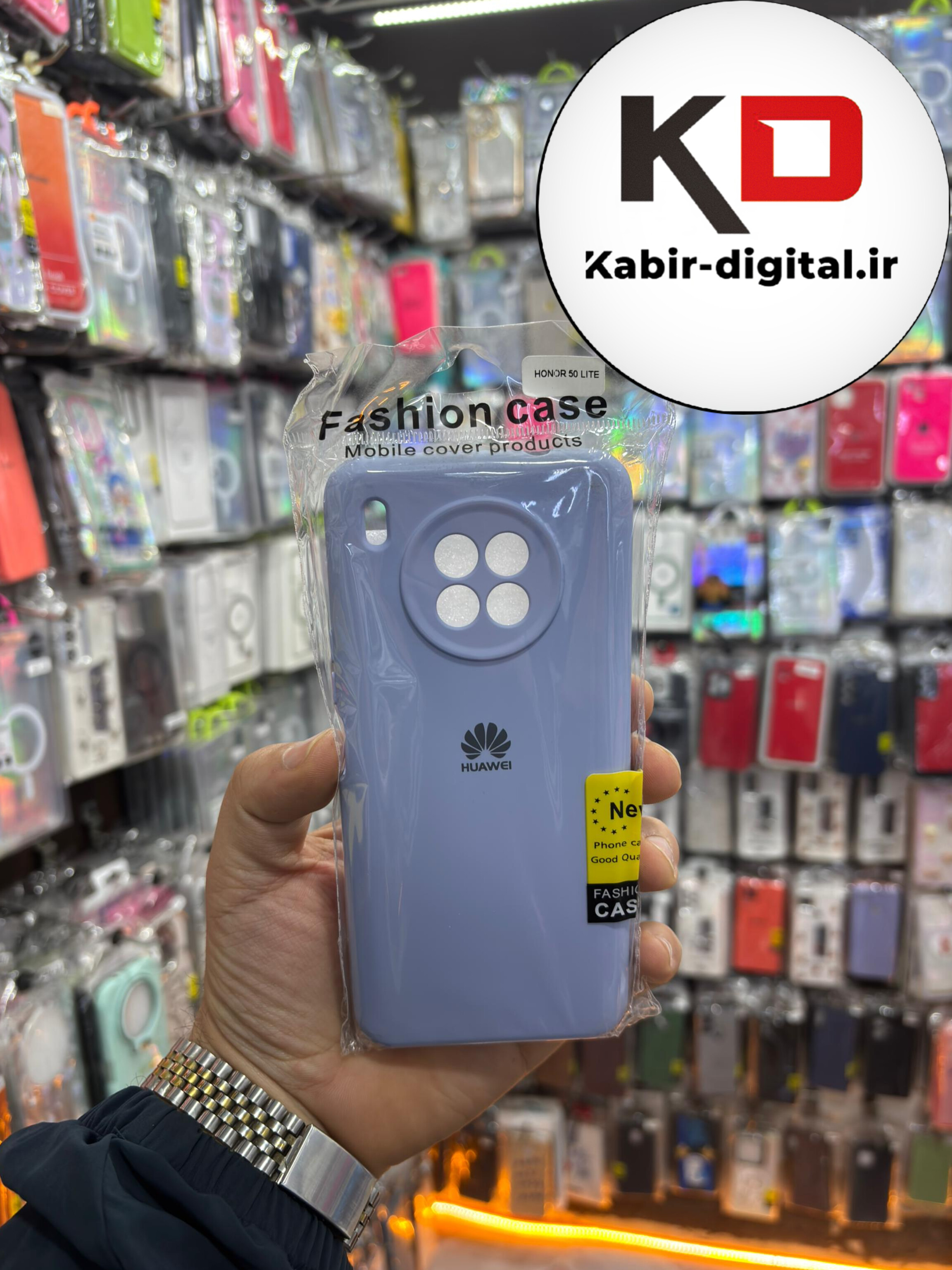 قاب گوشی Honor 50 lite آنر سیلیکونی های کپی زیر بسته محافظ لنزدار
