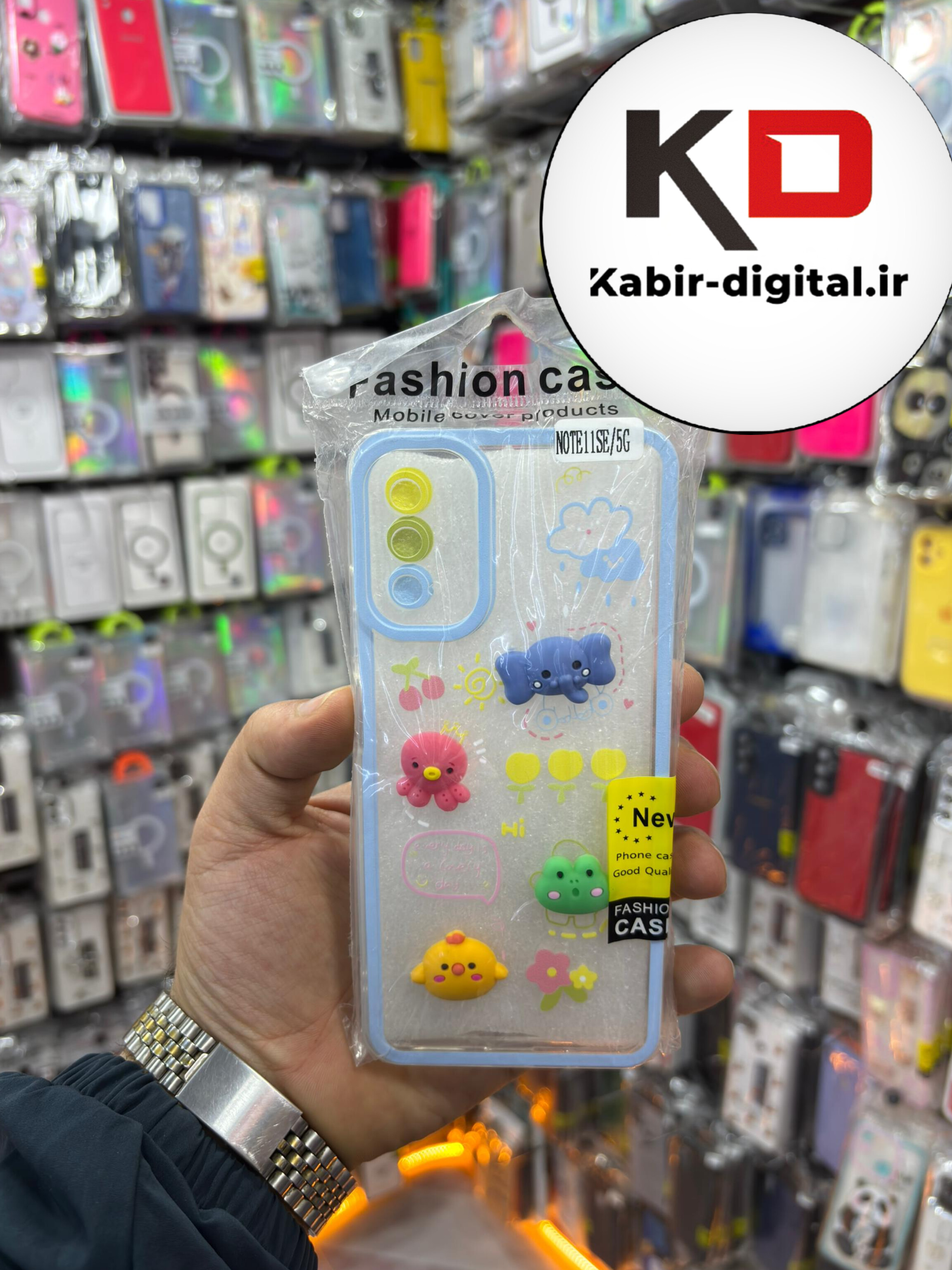 قاب گوشی  Note11 SE شیائومی طرح عروسکی سه بعدی شفاف TPU کپسولی محافظ لنز دار طرح دخترانه