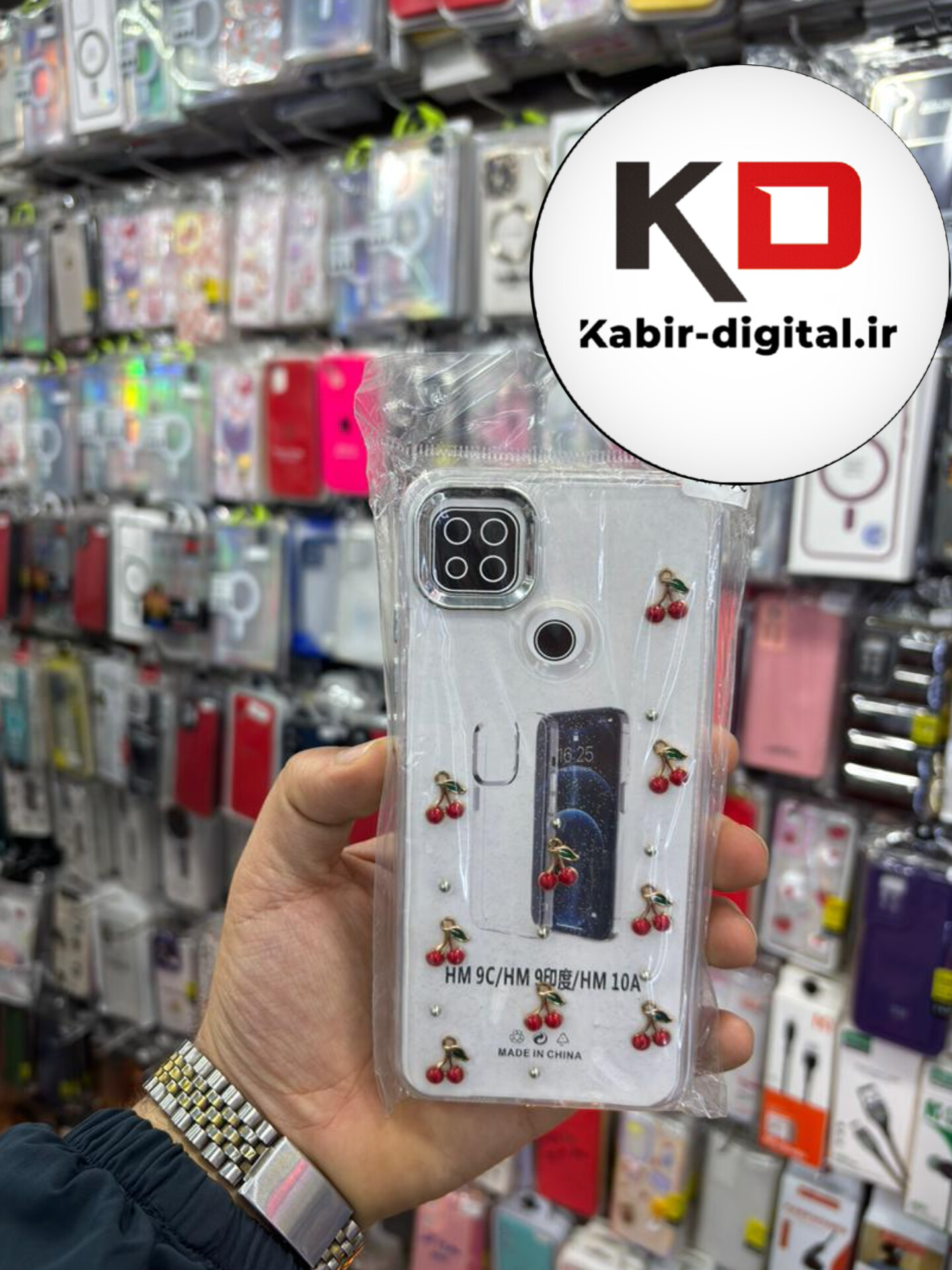 قاب گوشی Redmi 9c / Redmi 10A شیائومی لاکچری شفاف رزینی طرح شاین لنز کرومی
