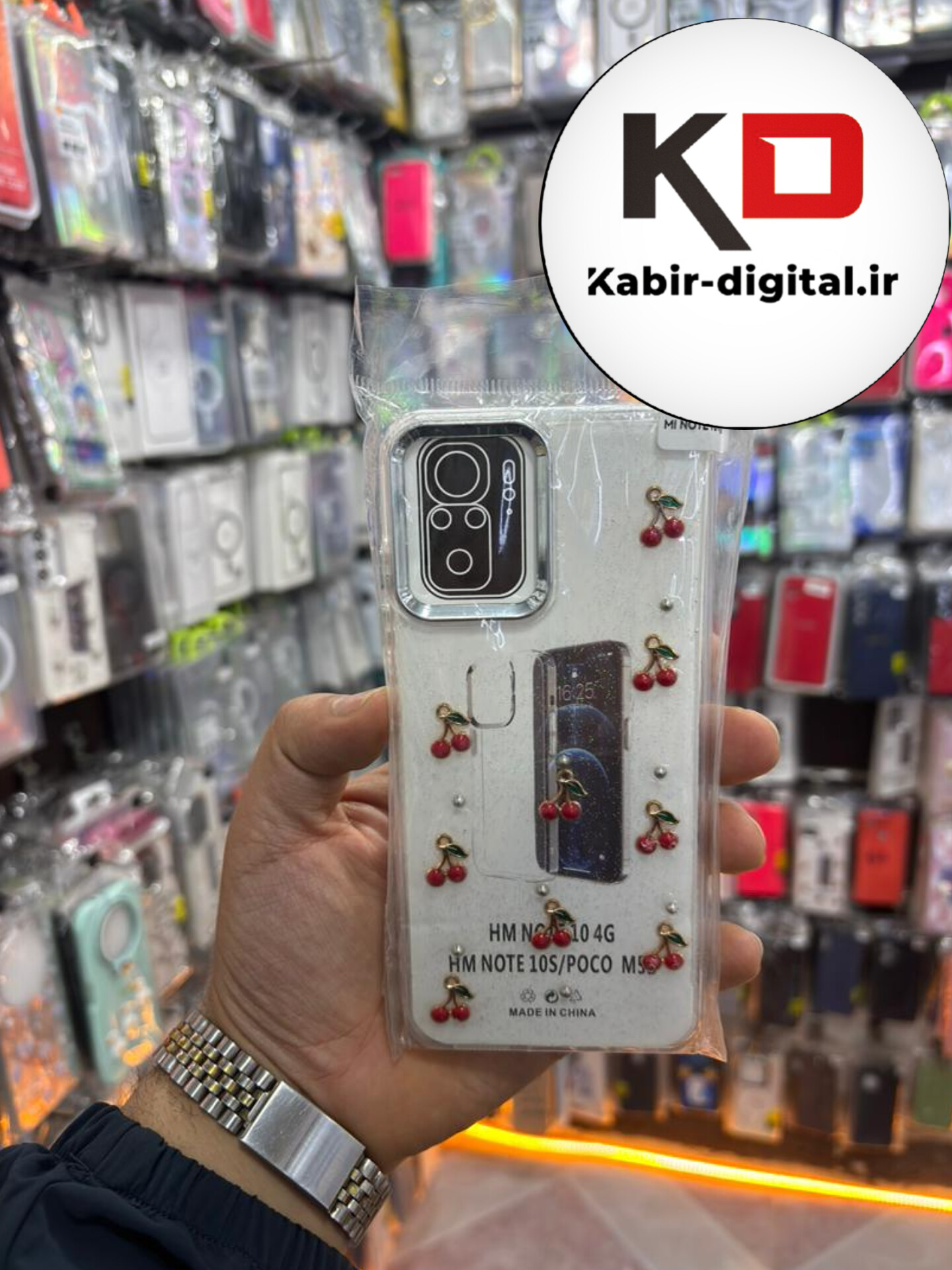 قاب گوشی Redmi Note 10  /Note 10s / POCO M5s شیائومی لاکچری شفاف رزینی طرح شاین لنز کرومی