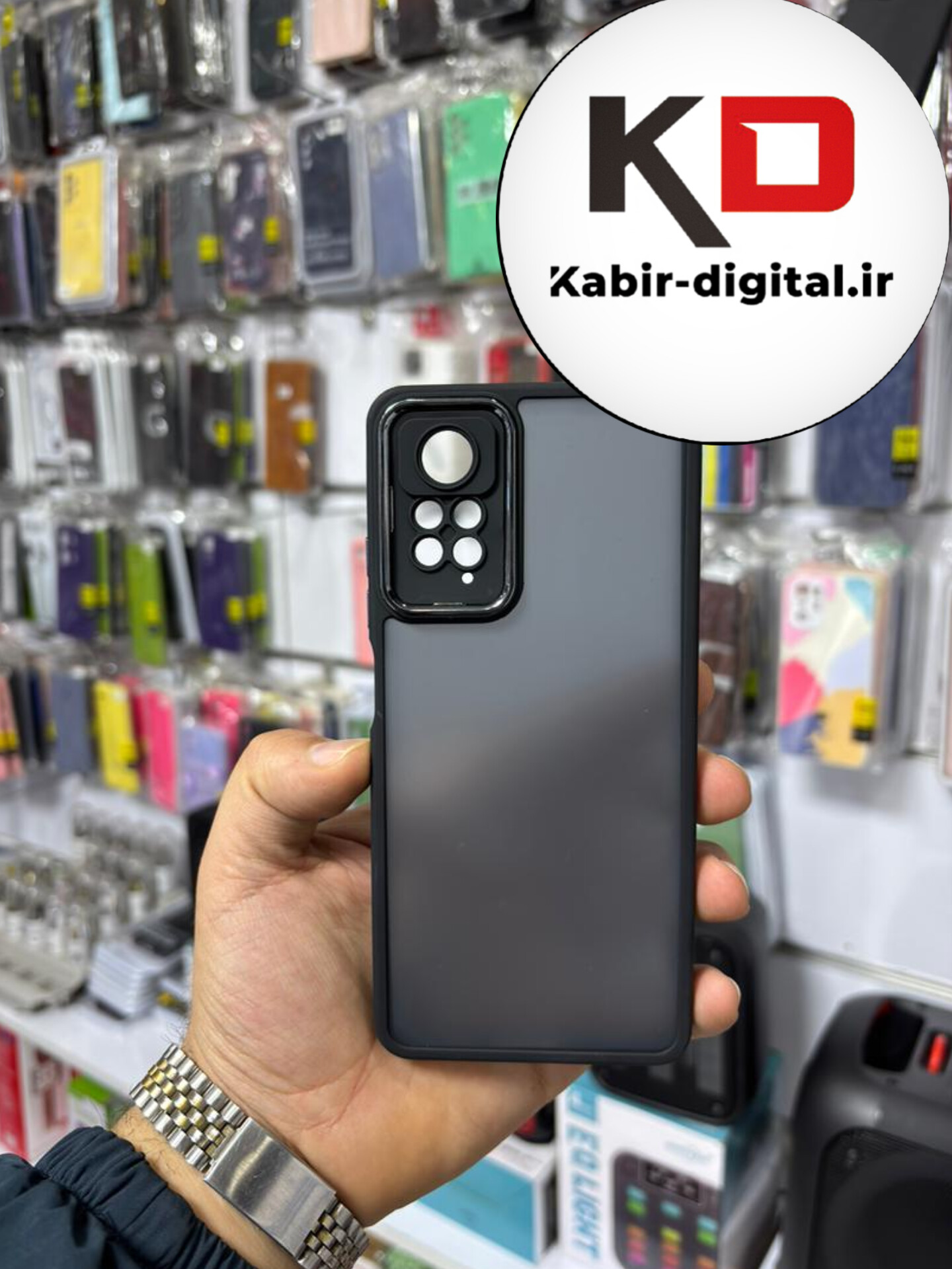 قاب گوشی Note 11 Pro 4g / Note 12 Pro 4g شیائومی طرح پشت مات متال کیس دور سیلیکونی