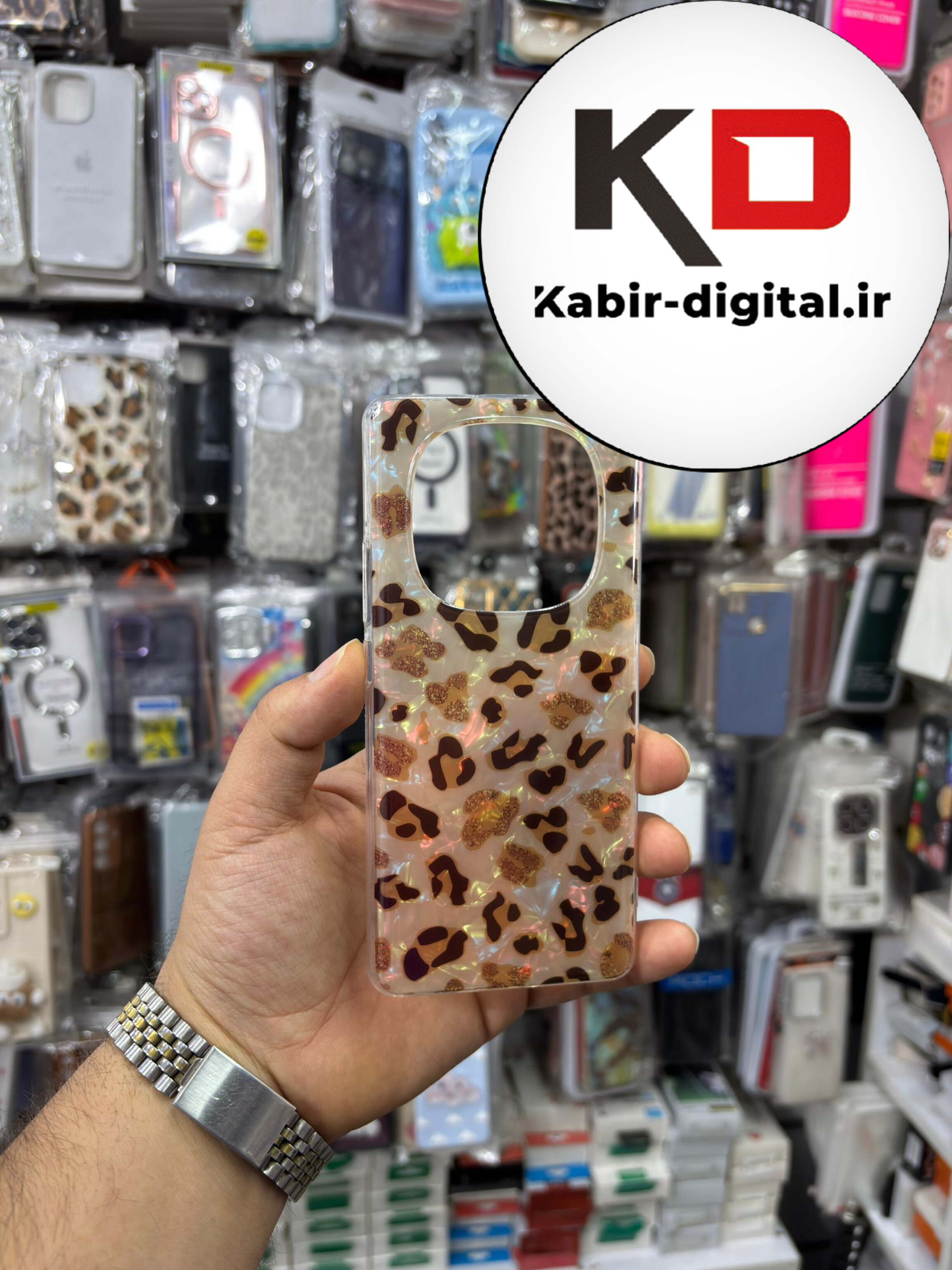 قاب گوشی Redmi Note 14 Pro 4g / Note 14 Pro 5g / Note 14 Pro Plus / POCO X7 شیائومی  فانتزی براق IMD لیزری لاکچری سخت HARD طرح پلنگی