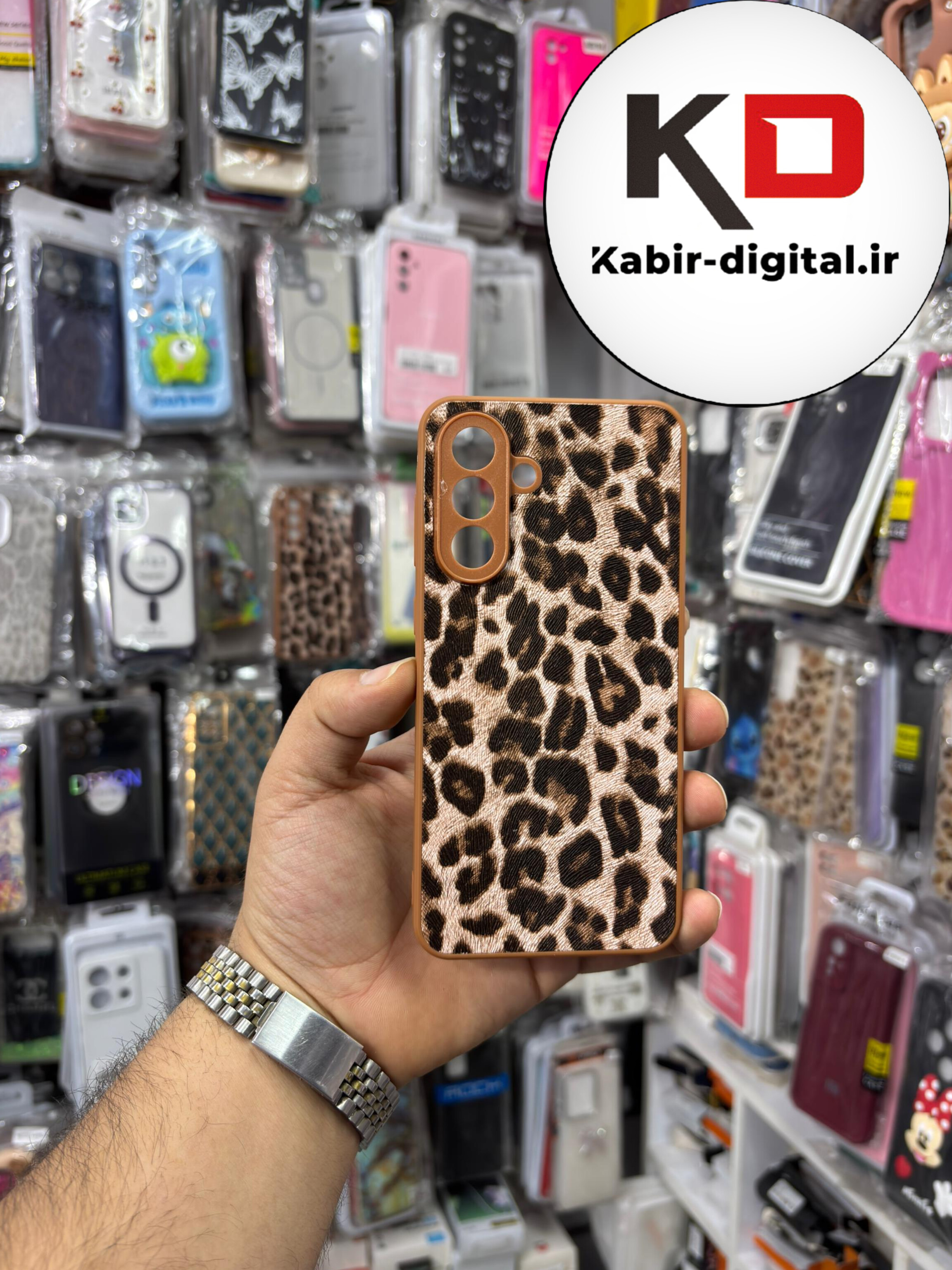 قاب گوشی Galaxy A56 / A36سامسونگ سالید لاکچری سخت طرح پلنگی محافظ لنزدار