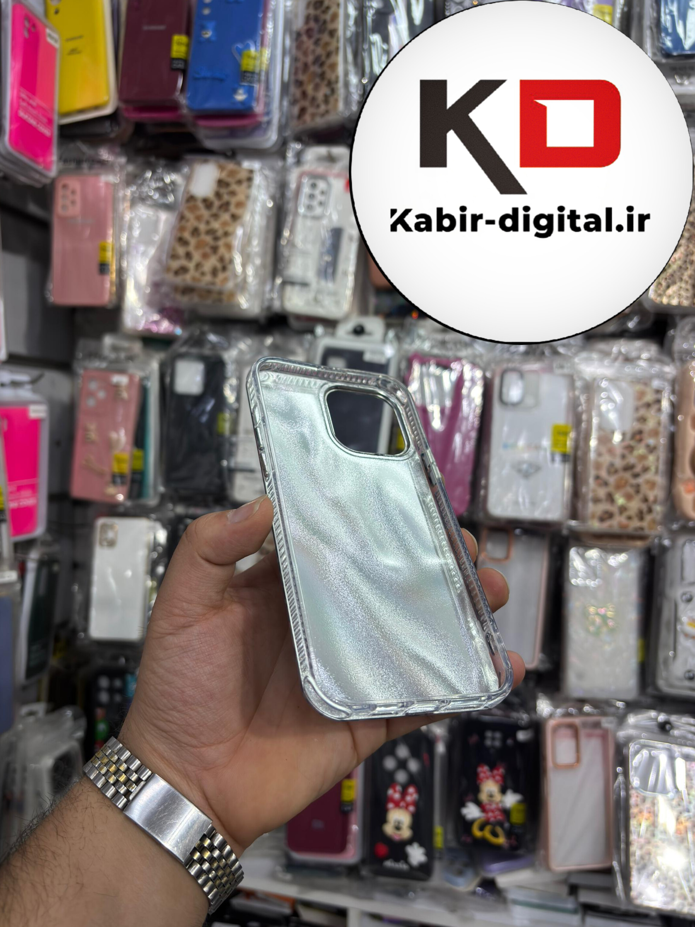 قاب گوشی iPhone 13 Pro Max آیفون لاکچری اورجینال فانتزی رزینی طرح پلنگی لنز کرومی