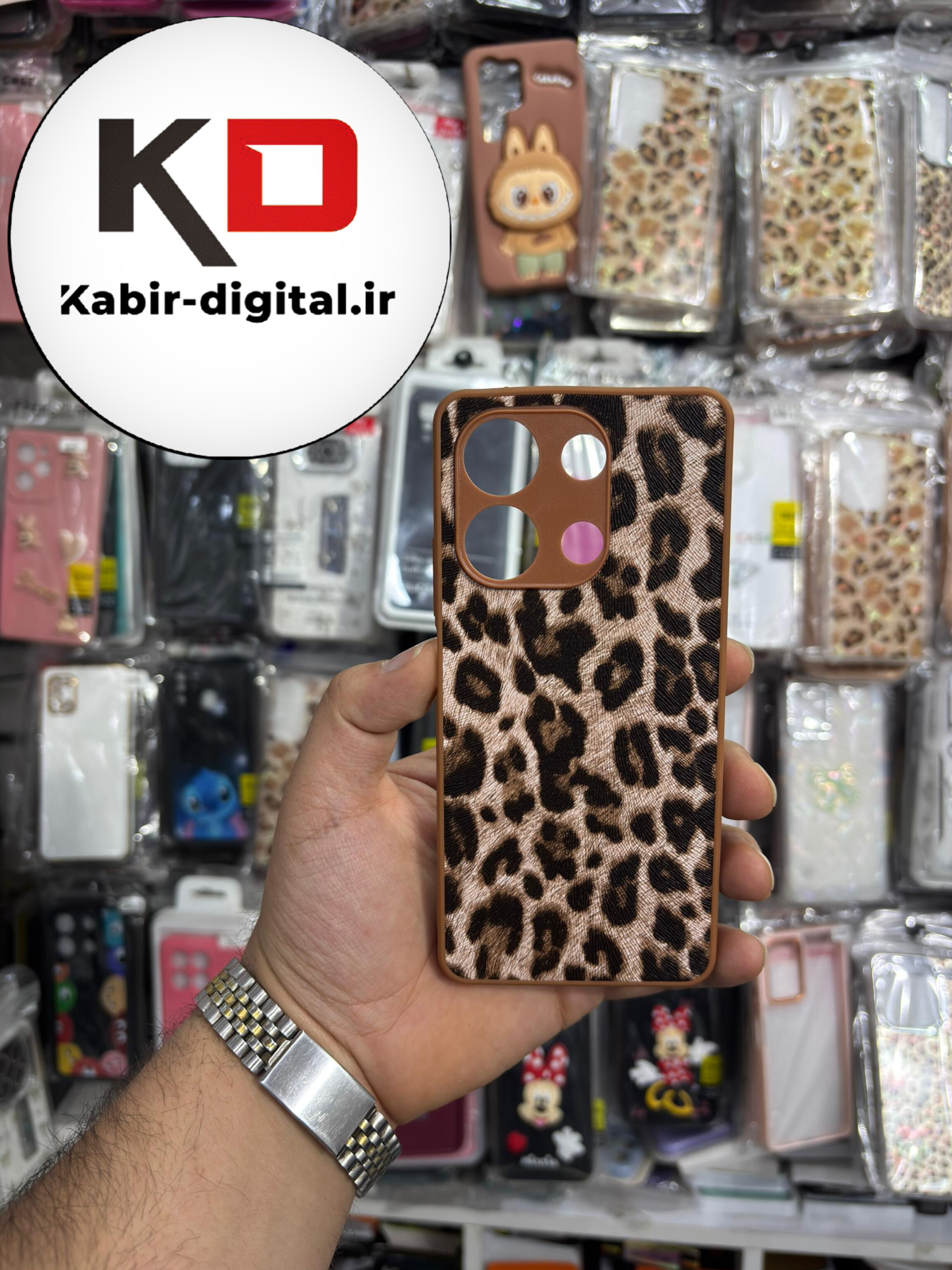 قاب گوشی Redmi Note 13  4g  شیائومی لاکچری سالید اورجینال فانتزی طرح پلنگی محافظ لنزدار