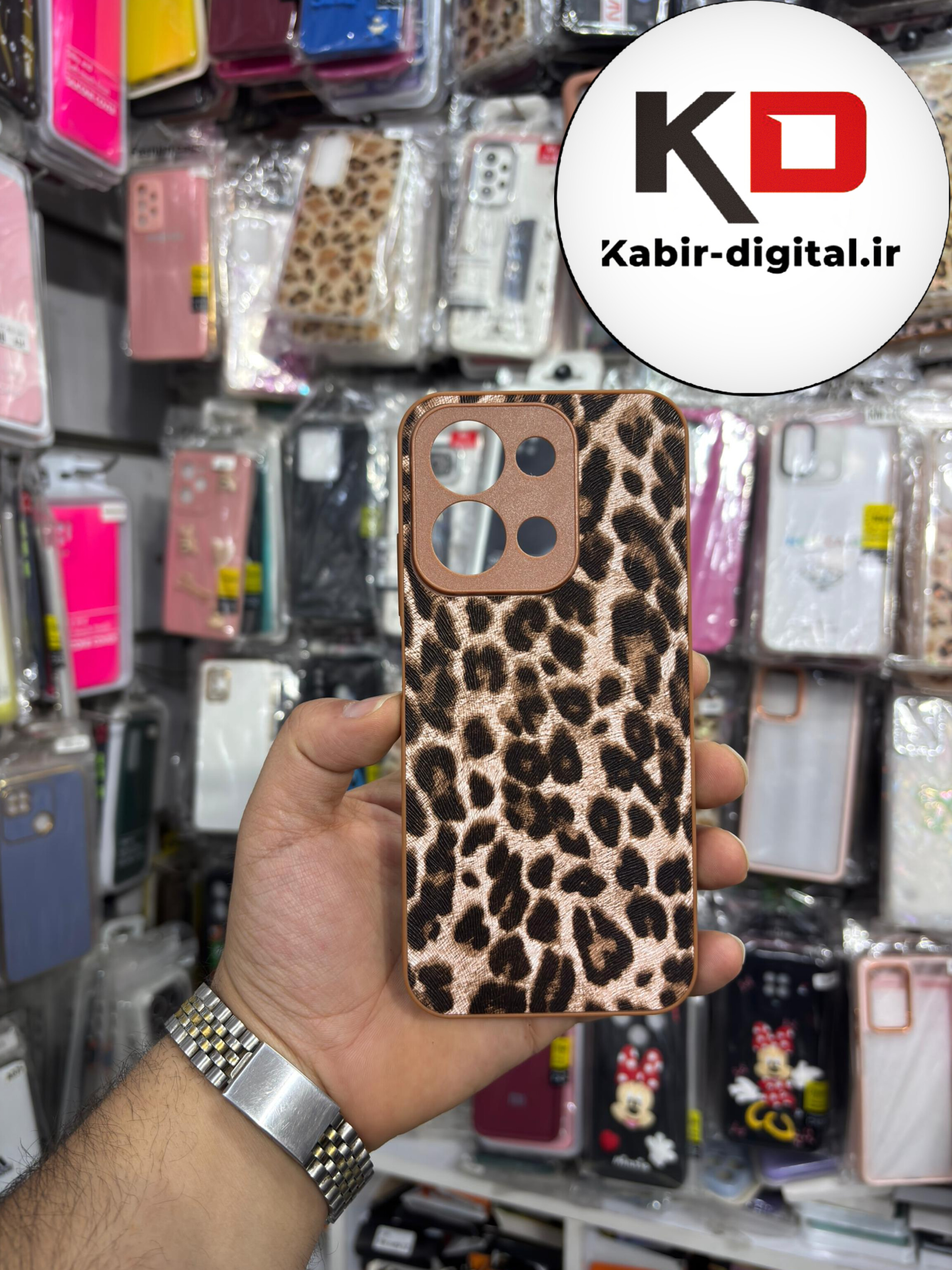 قاب گوشی Redmi 15C / POCO C85 شیائومی  لاکچری سالید اورجینال فانتزی طرح پلنگی محافظ لنزدار