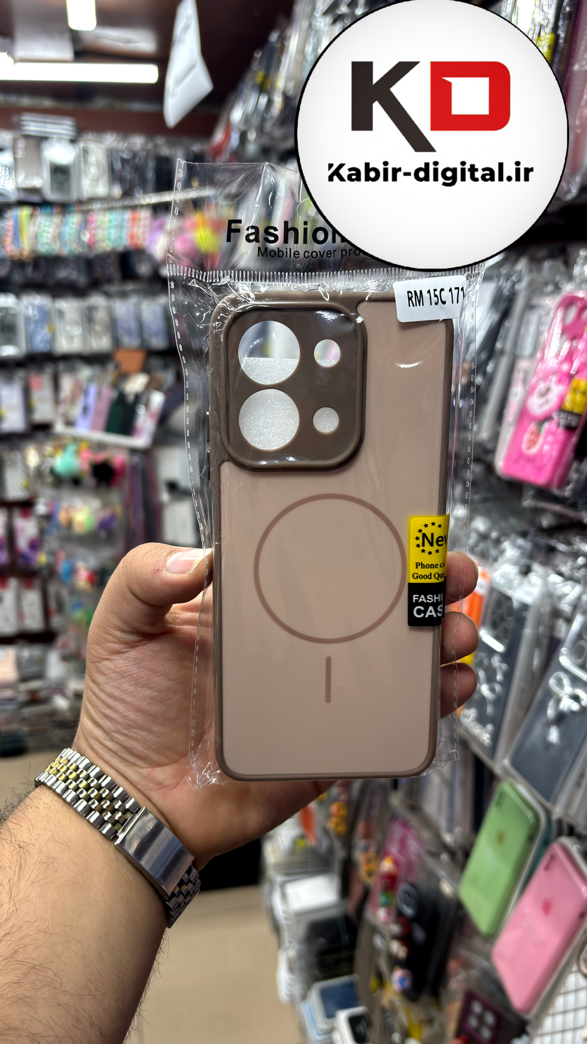 قاب گوشی Redmi 15C / POCO C85 شیائومی سیلیکونی زیر بسته اورجینال پاک کنی طرح مگ سیف