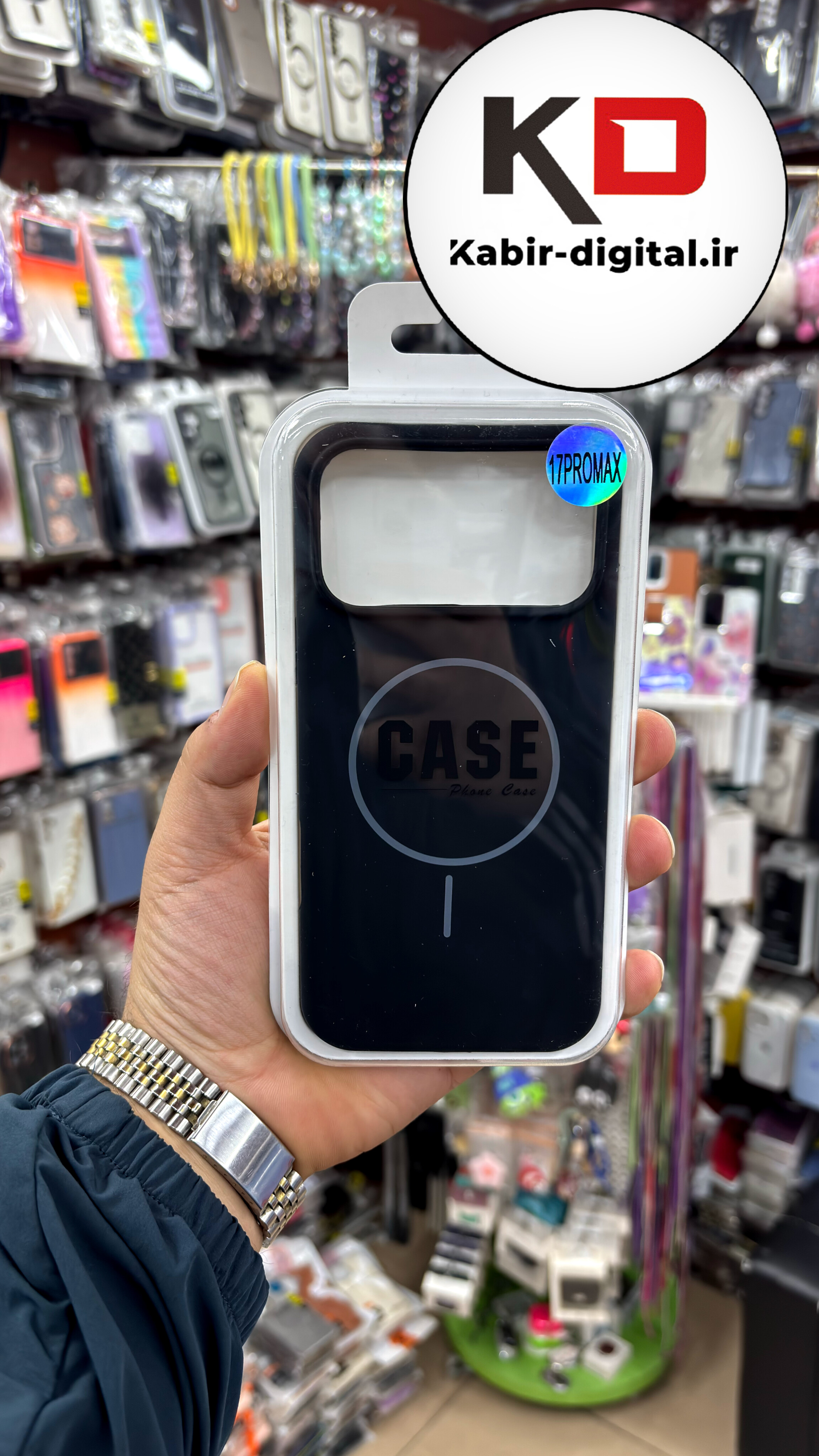قاب گوشی iPhone 17 Pro Max آیفون سیلیکونی زیر بسته اورجینال پاک کنی محافظ لنزدار طرح مگ سیف