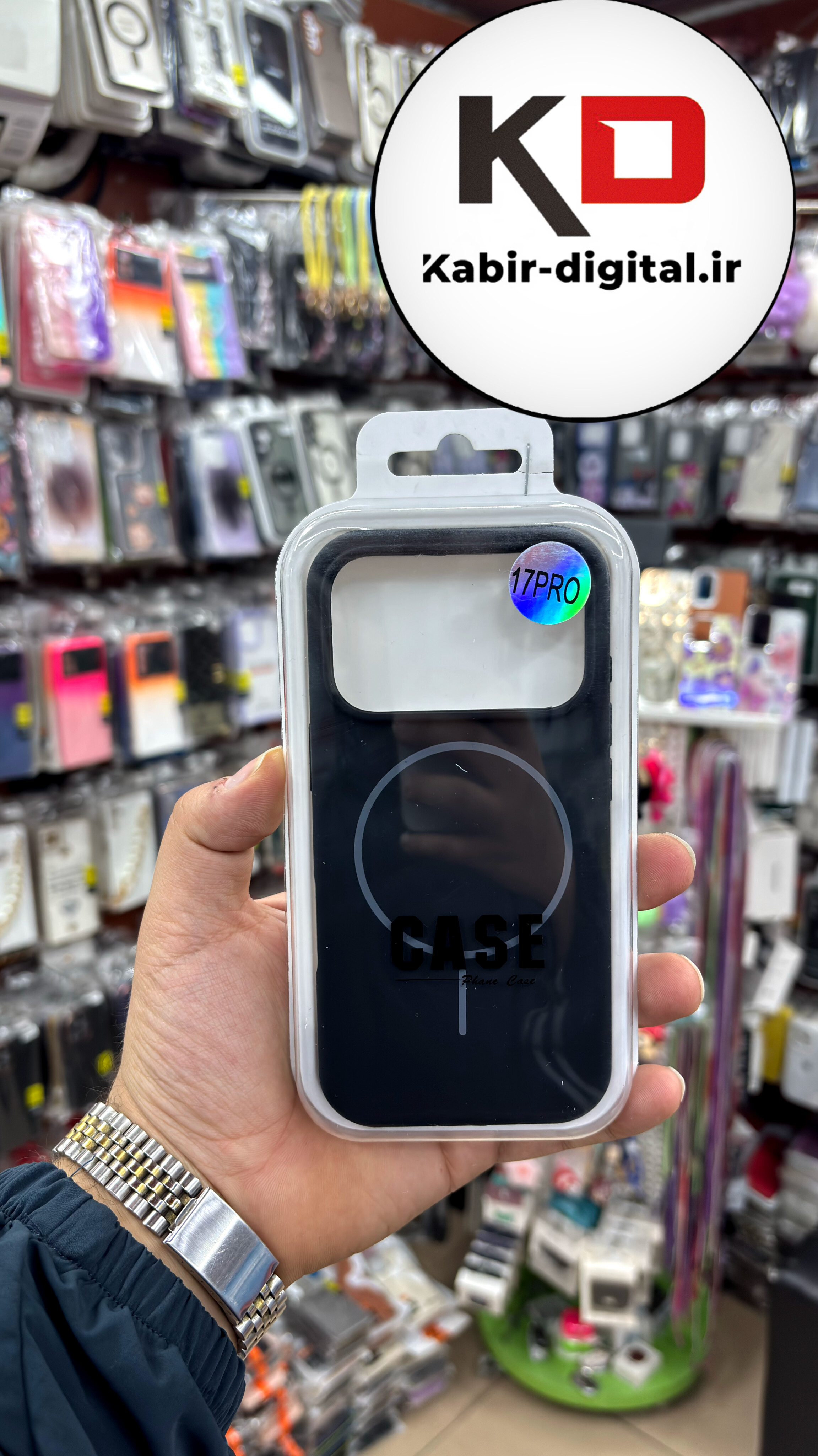 قاب گوشی iPhone 17 Pro  آیفون سیلیکونی زیر بسته اورجینال پاک کنی محافظ لنزدار طرح مگ سیف