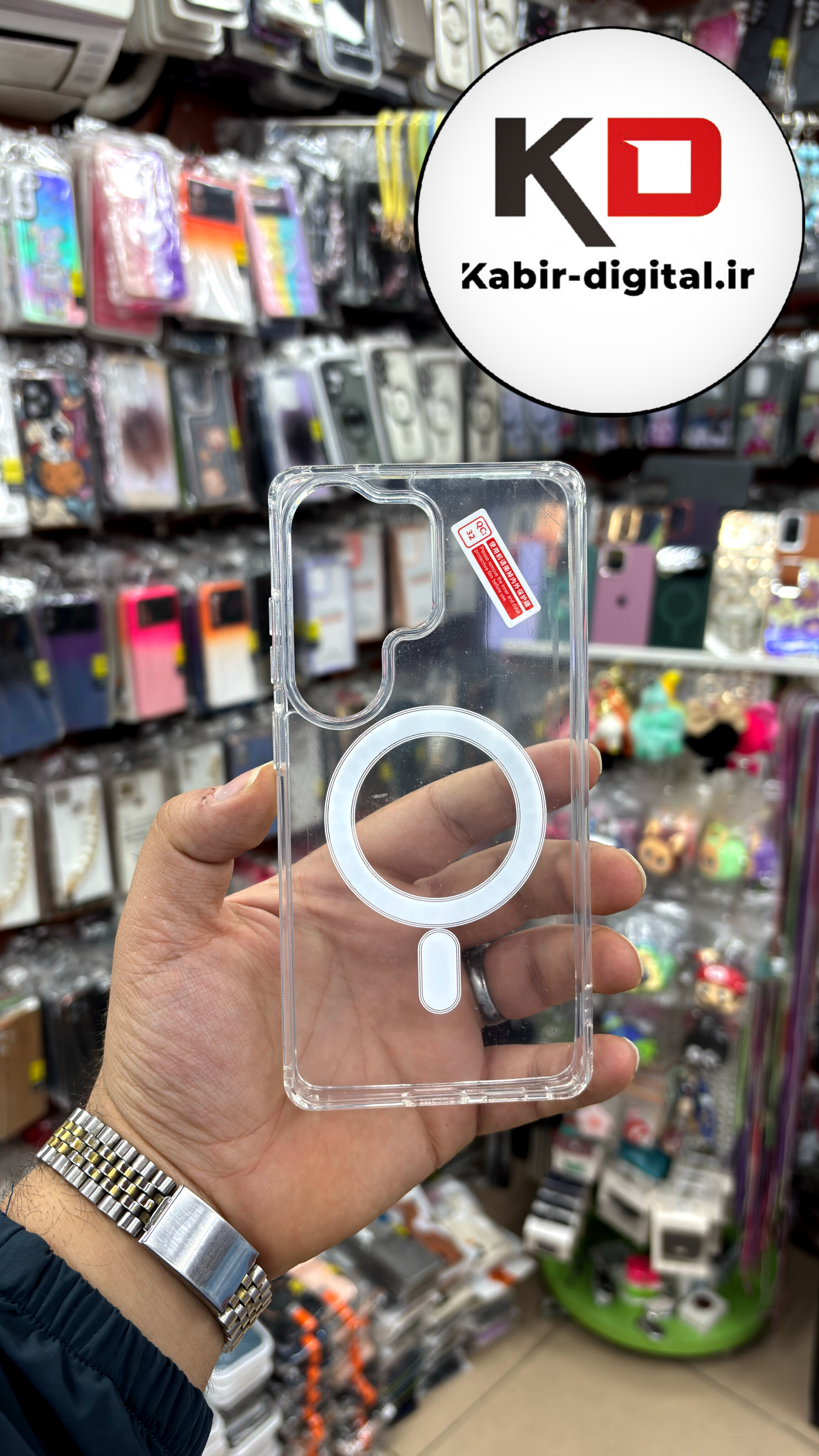 قاب گوشی Galaxy S26 Ultra سامسونگ شفاف مگ سیف دار MagSafe اورجینال