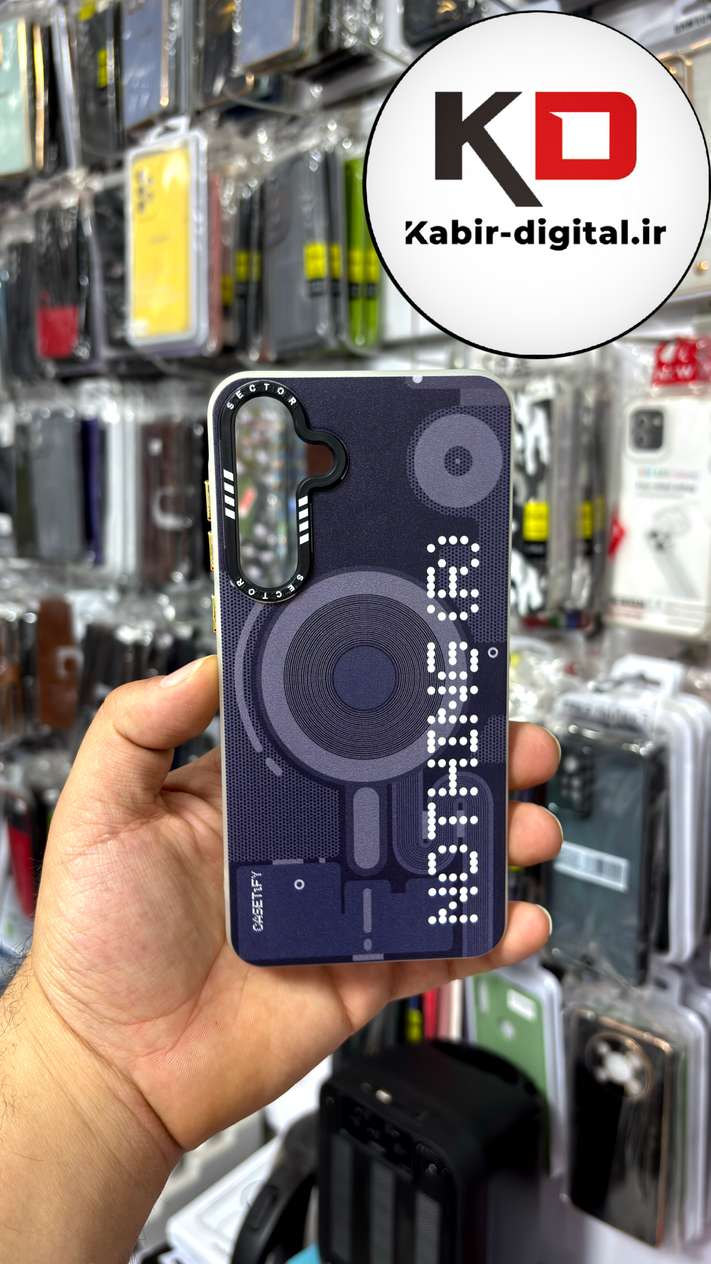 قاب گوشی Galaxy A35 سامسونگ اورجینال SO COOL سوکول لنز کرومی براق طرح مگ سیف اسپرت Sport