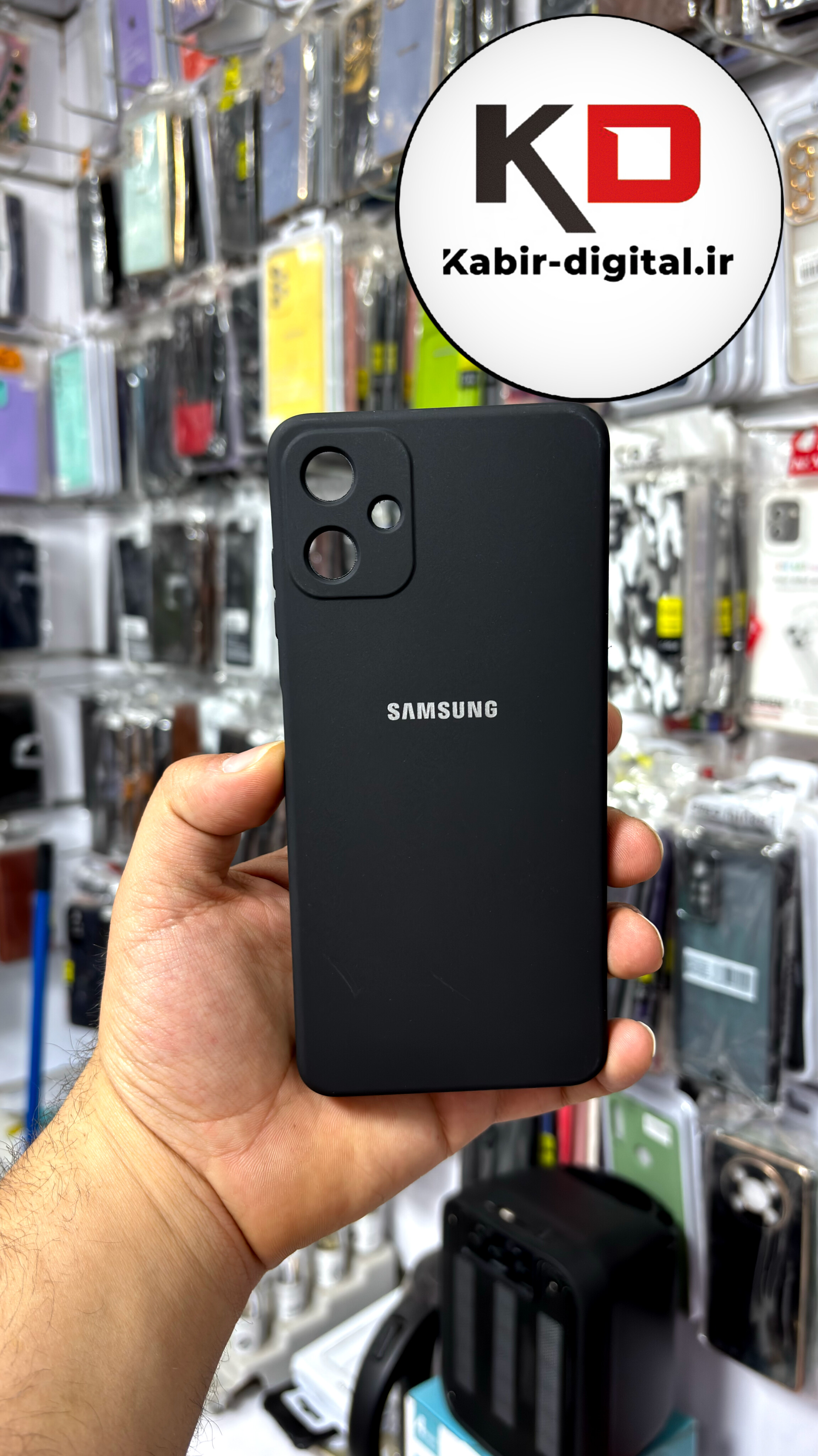 قاب گوشی Galaxy A06 سامسونگ سیلیکونی زیر بسته اورجینال های کپی محافظ لنزدار مشکی